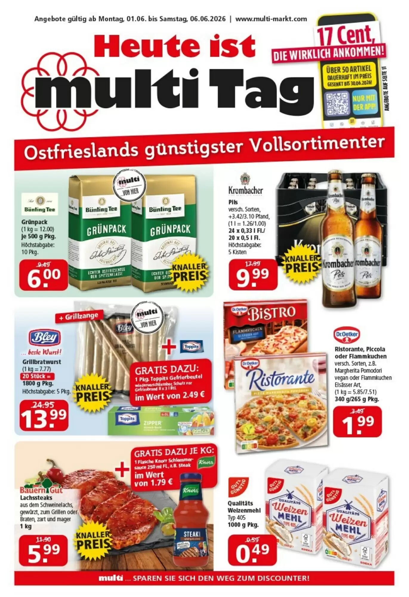 Multi Markt Prospekt (ab 01.06.2026) zum Blättern - Seite 1