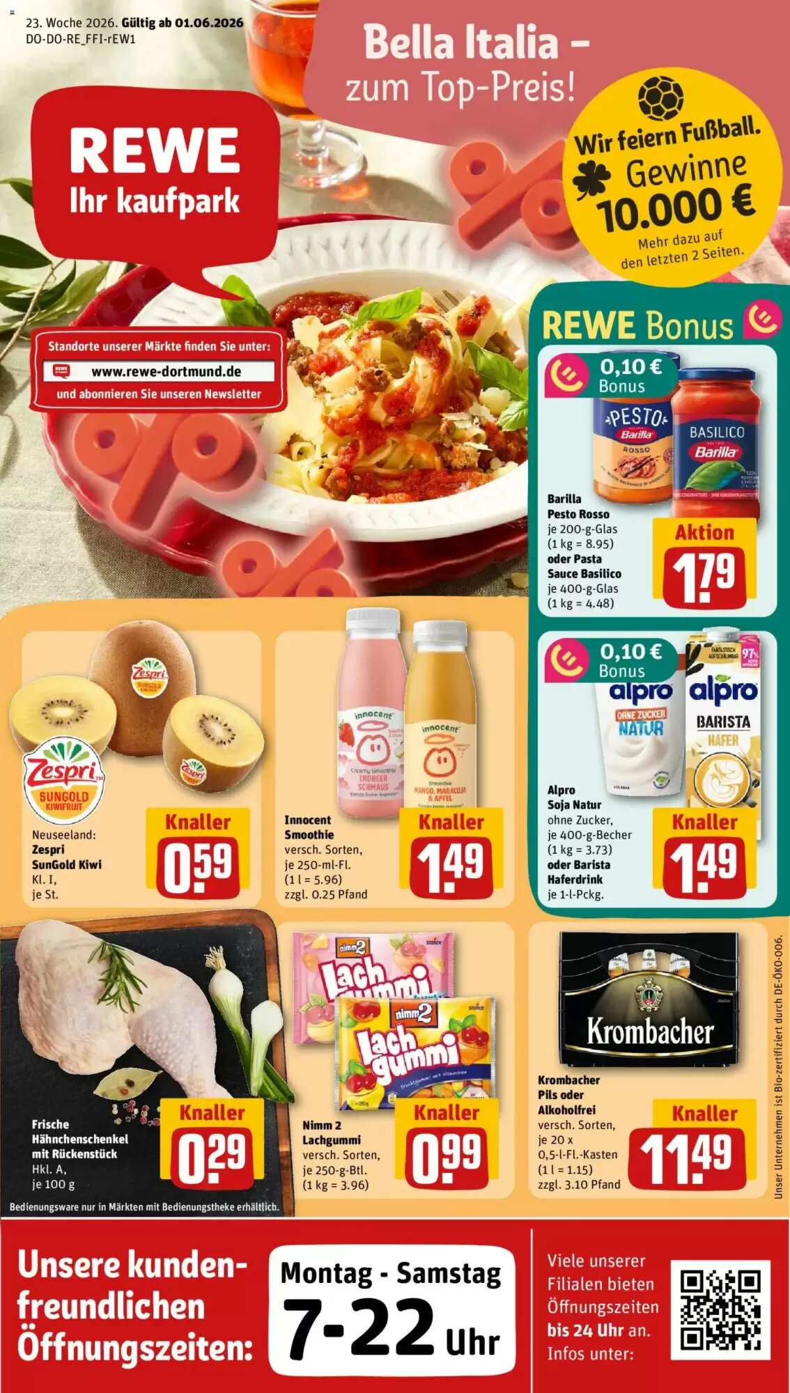 REWE Kaufpark Prospekt (ab 01.06.2026) zum Blättern - Seite 1