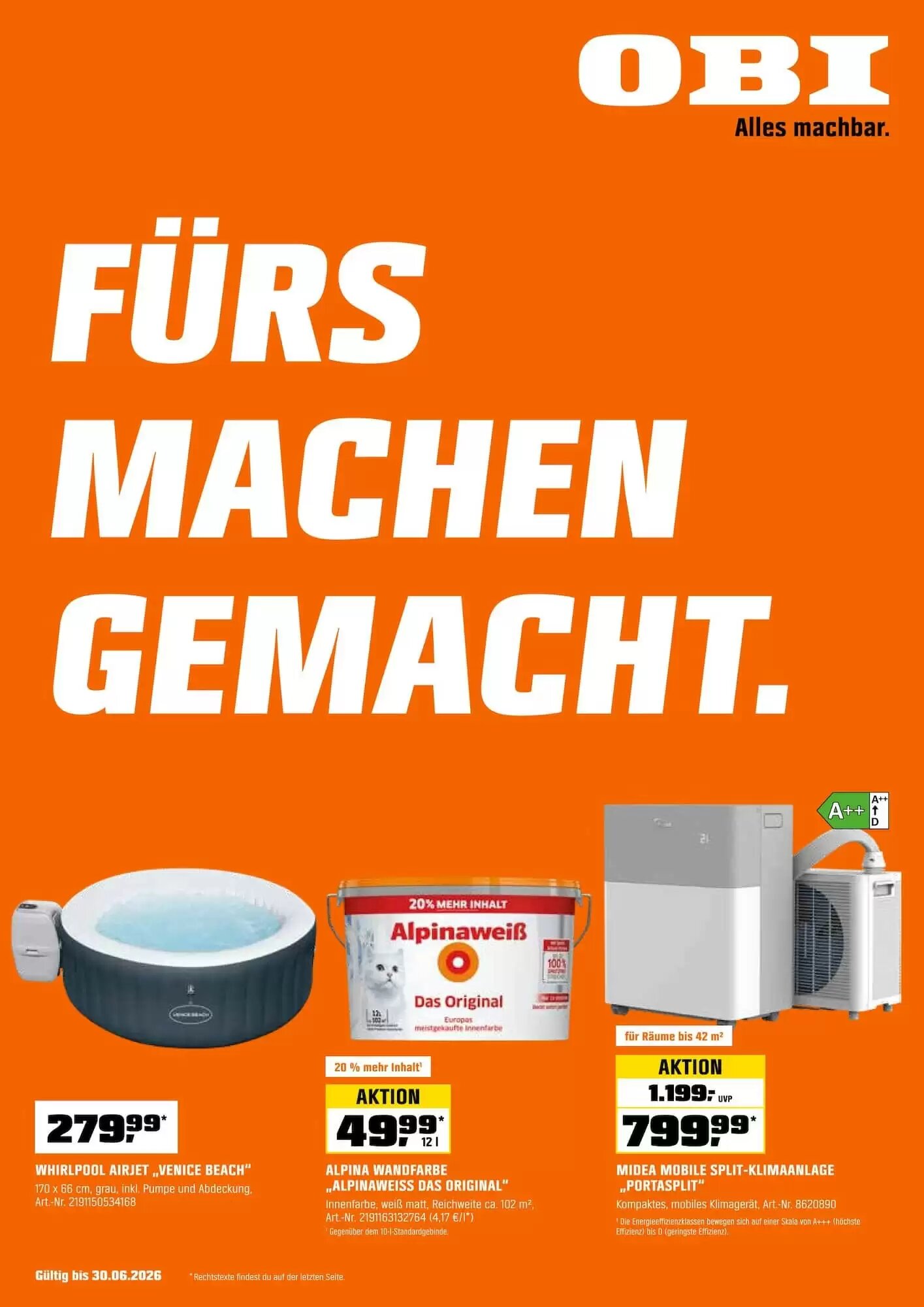 OBI Prospekt (ab 01.06.2026) zum Blättern - Seite 1