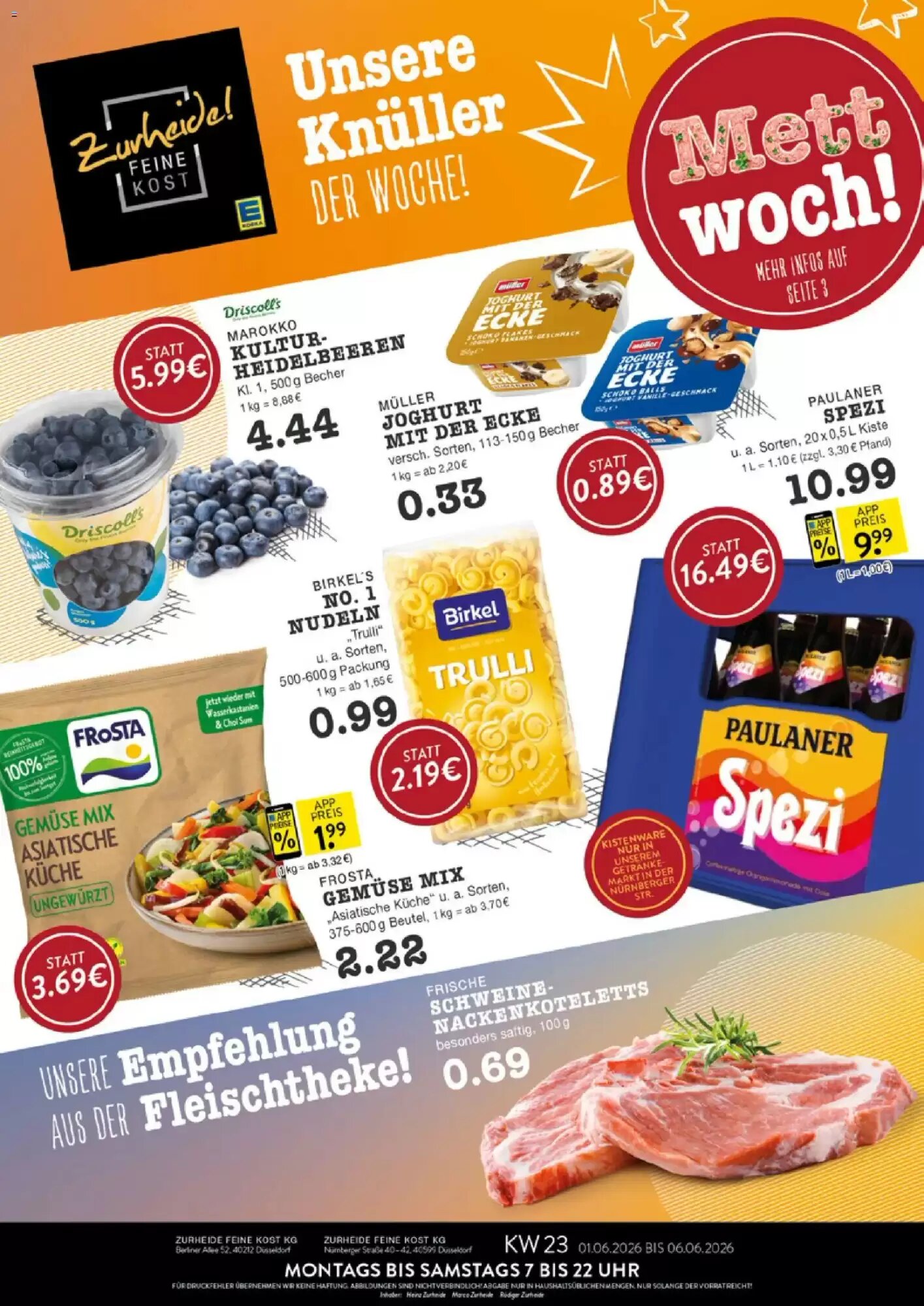 Edeka Zurheide Prospekt (ab 01.06.2026) zum Blättern - Seite 1