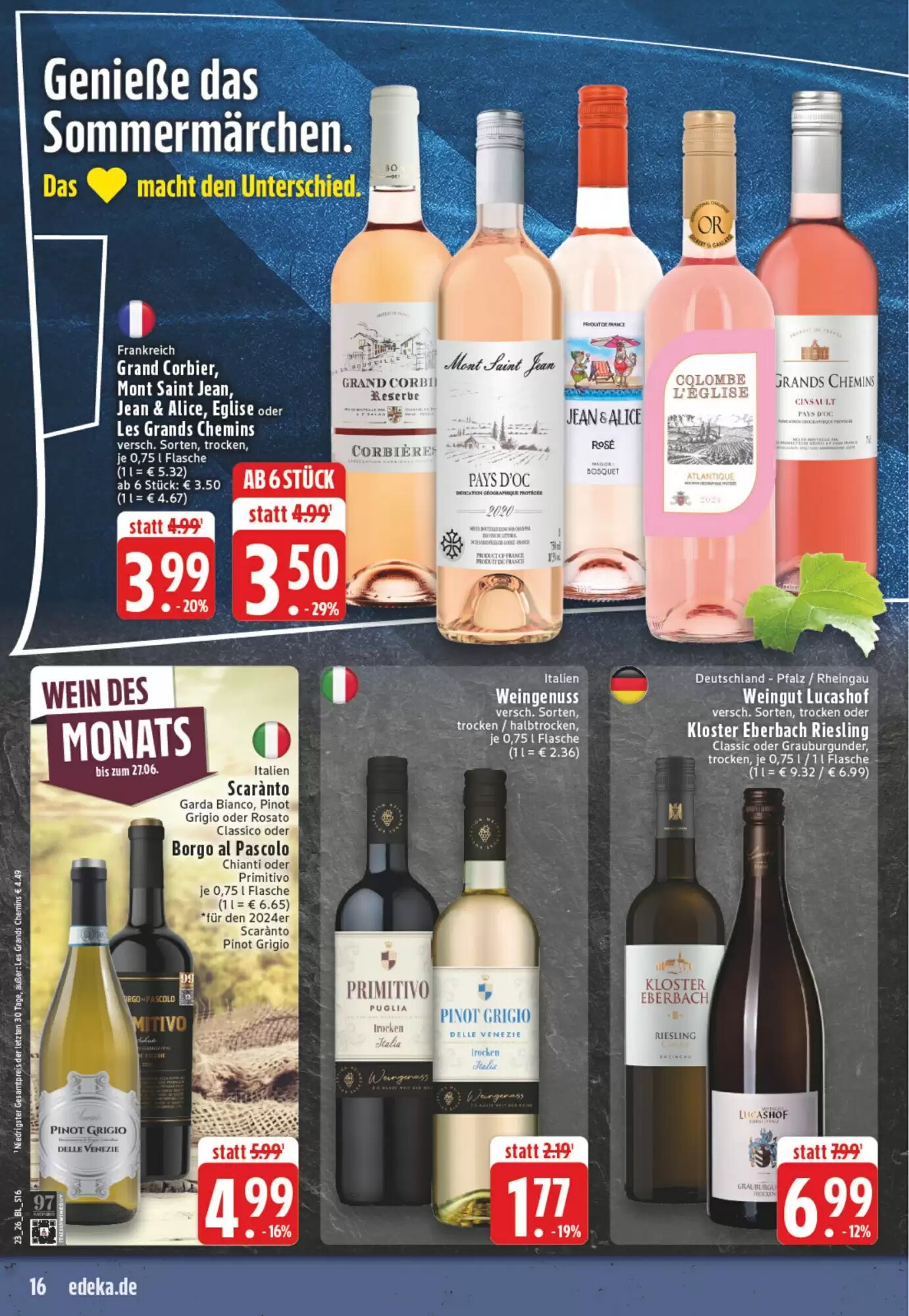 EDEKA Vogl Prospekt (ab 01.06.2026) zum Blättern - Seite 18