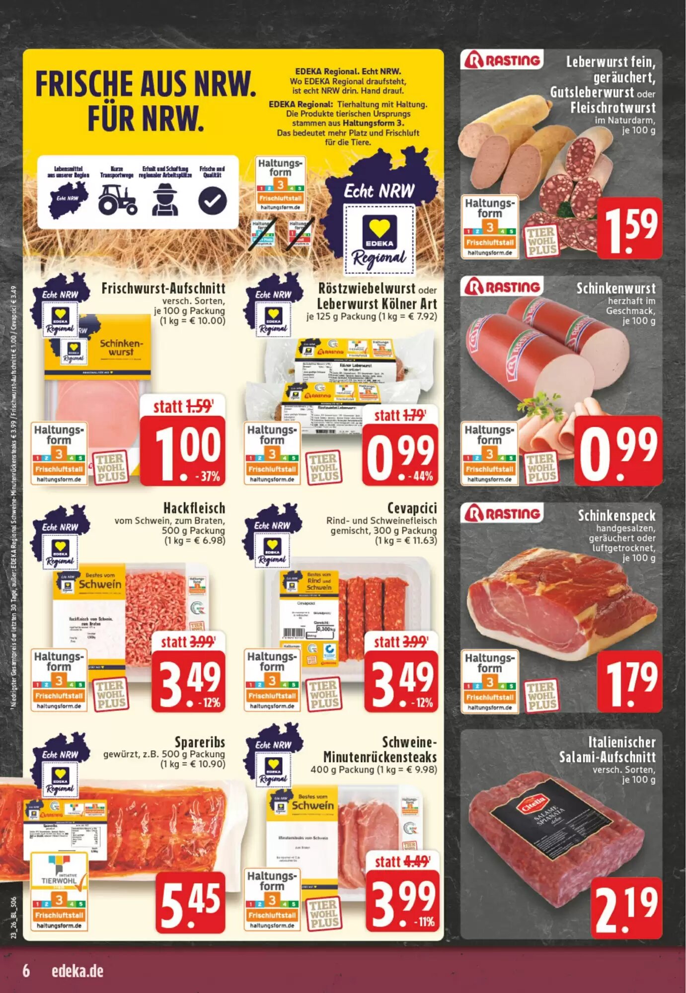 EDEKA Vogl Prospekt (ab 01.06.2026) zum Blättern - Seite 6