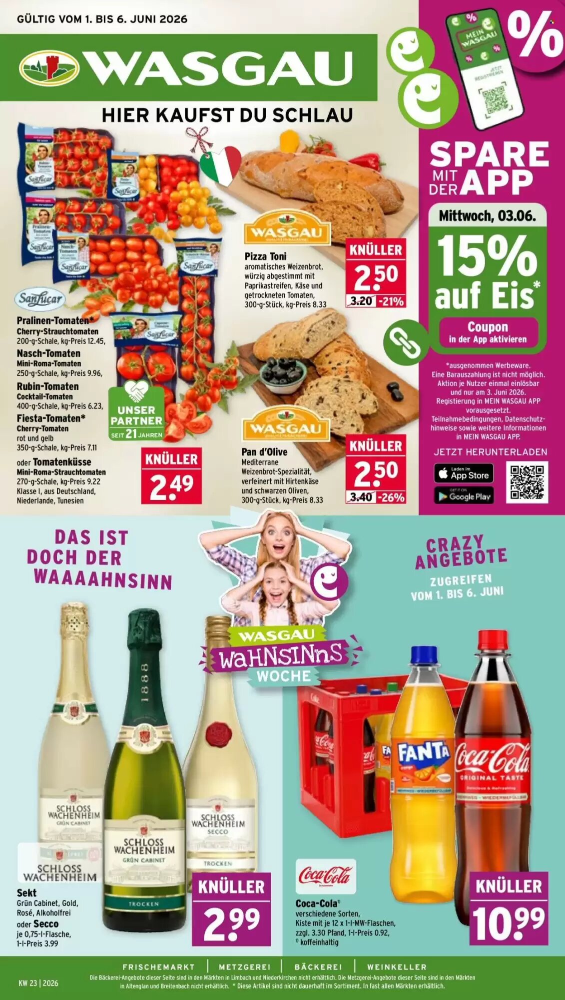 Wasgau Prospekt (ab 01.06.2026) zum Blättern - Seite 1