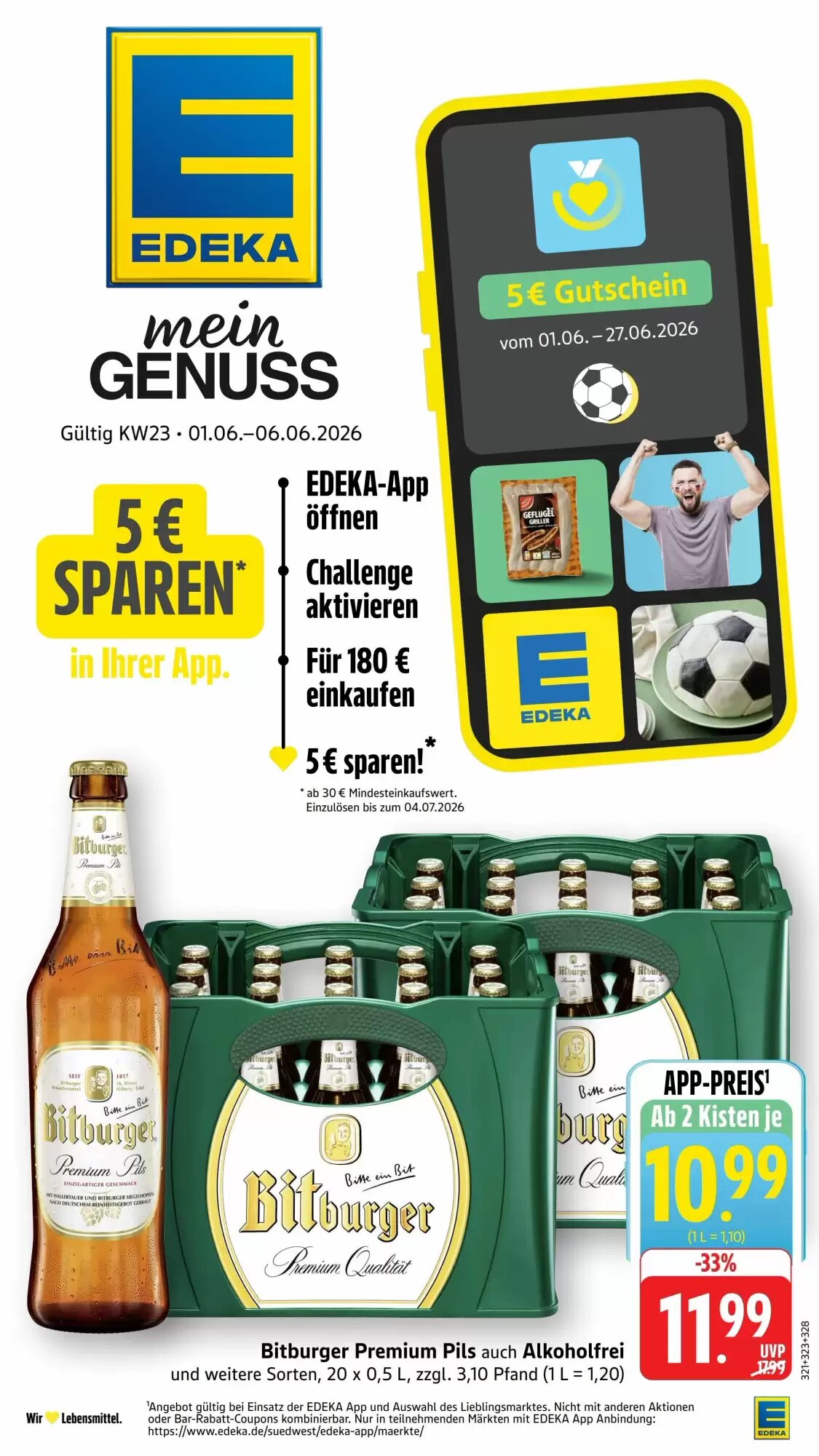EDEKA Berger Prospekt (ab 01.06.2026) zum Blättern - Seite 1