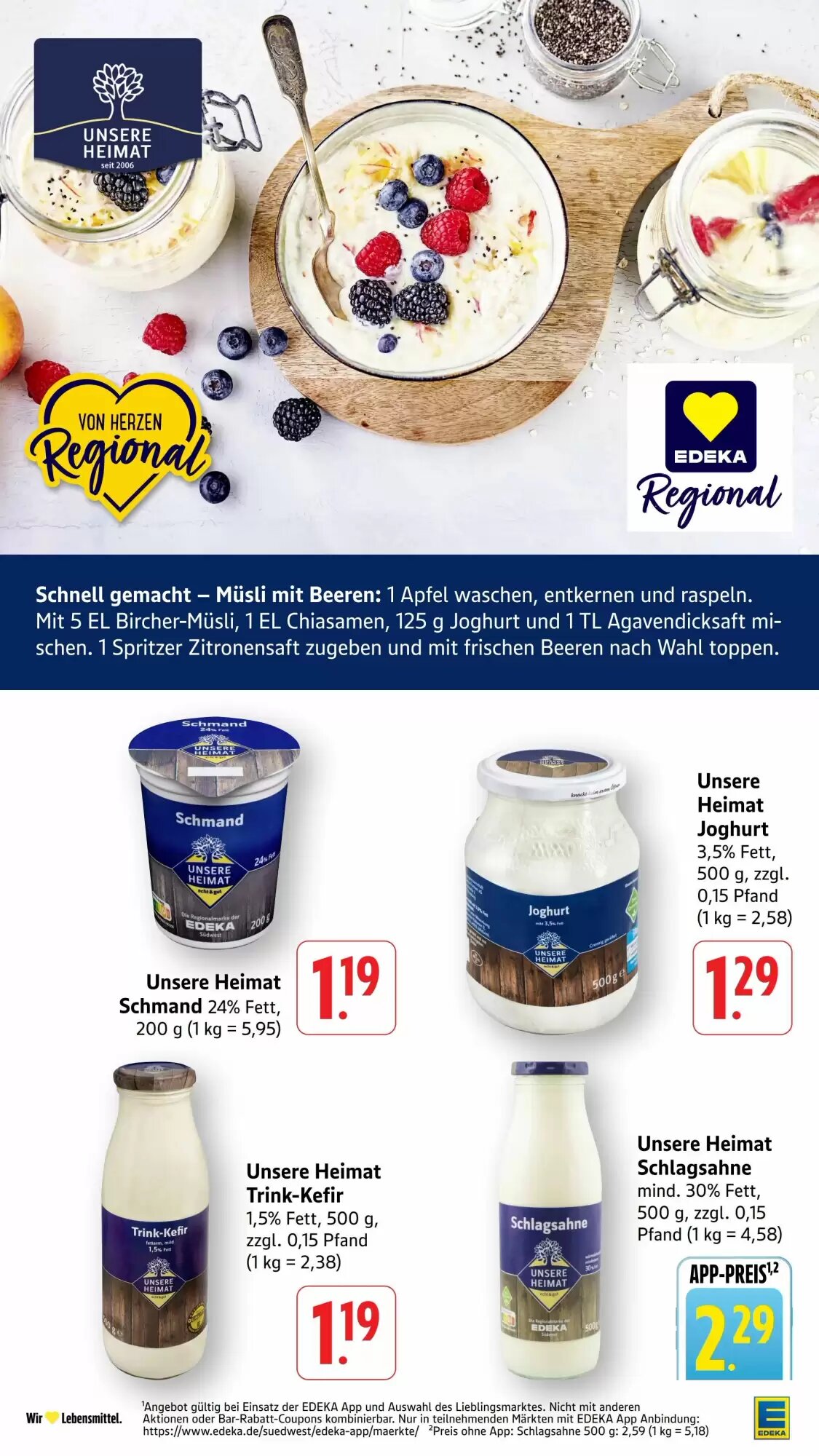 EDEKA Berger Prospekt (ab 01.06.2026) zum Blättern - Seite 22