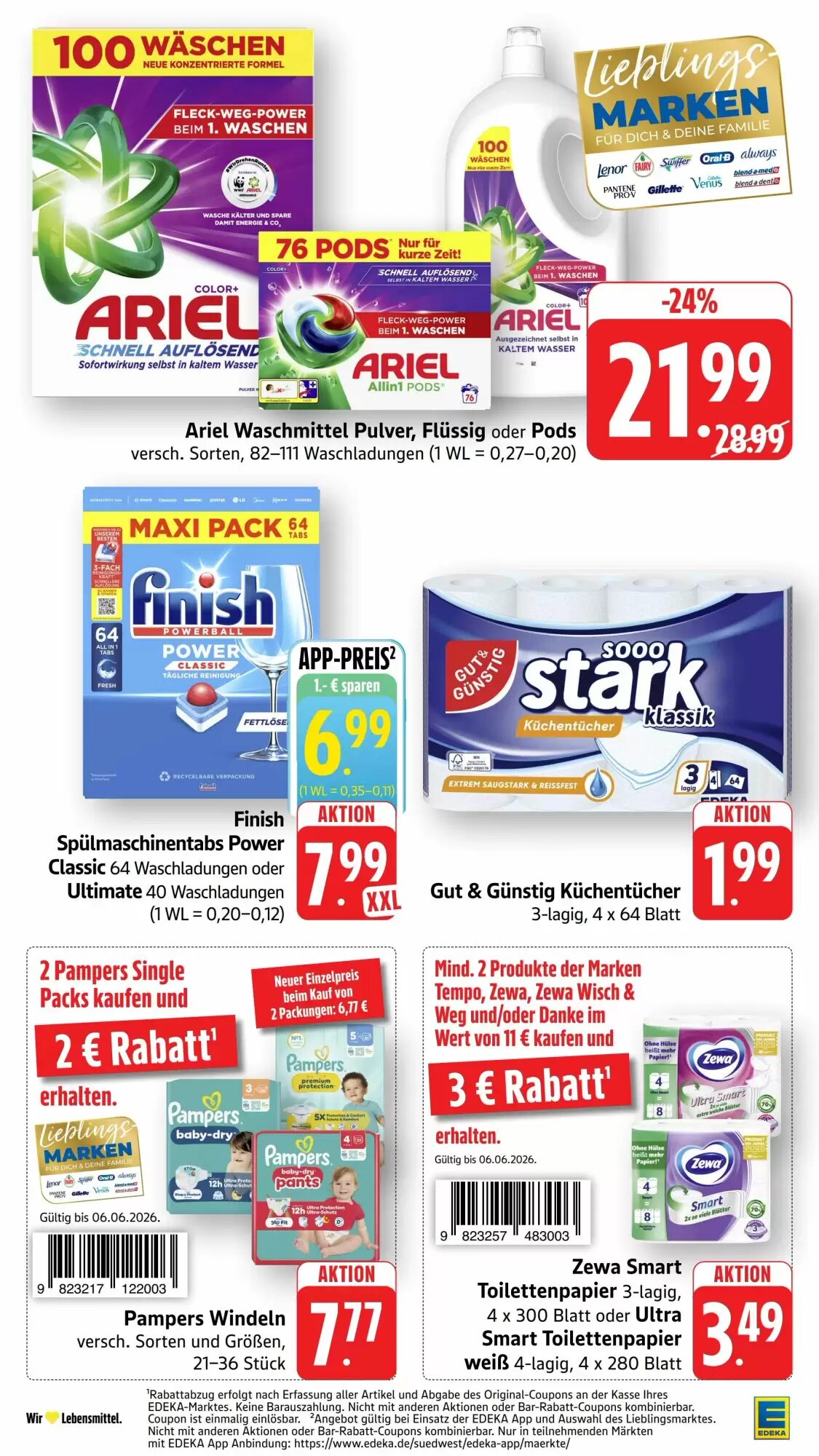 EDEKA Berger Prospekt (ab 01.06.2026) zum Blättern - Seite 34