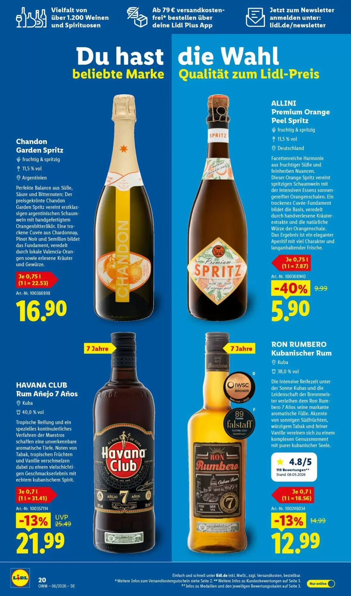 Lidl Prospekt (ab 01.06.2026) zum Blättern - Seite 20