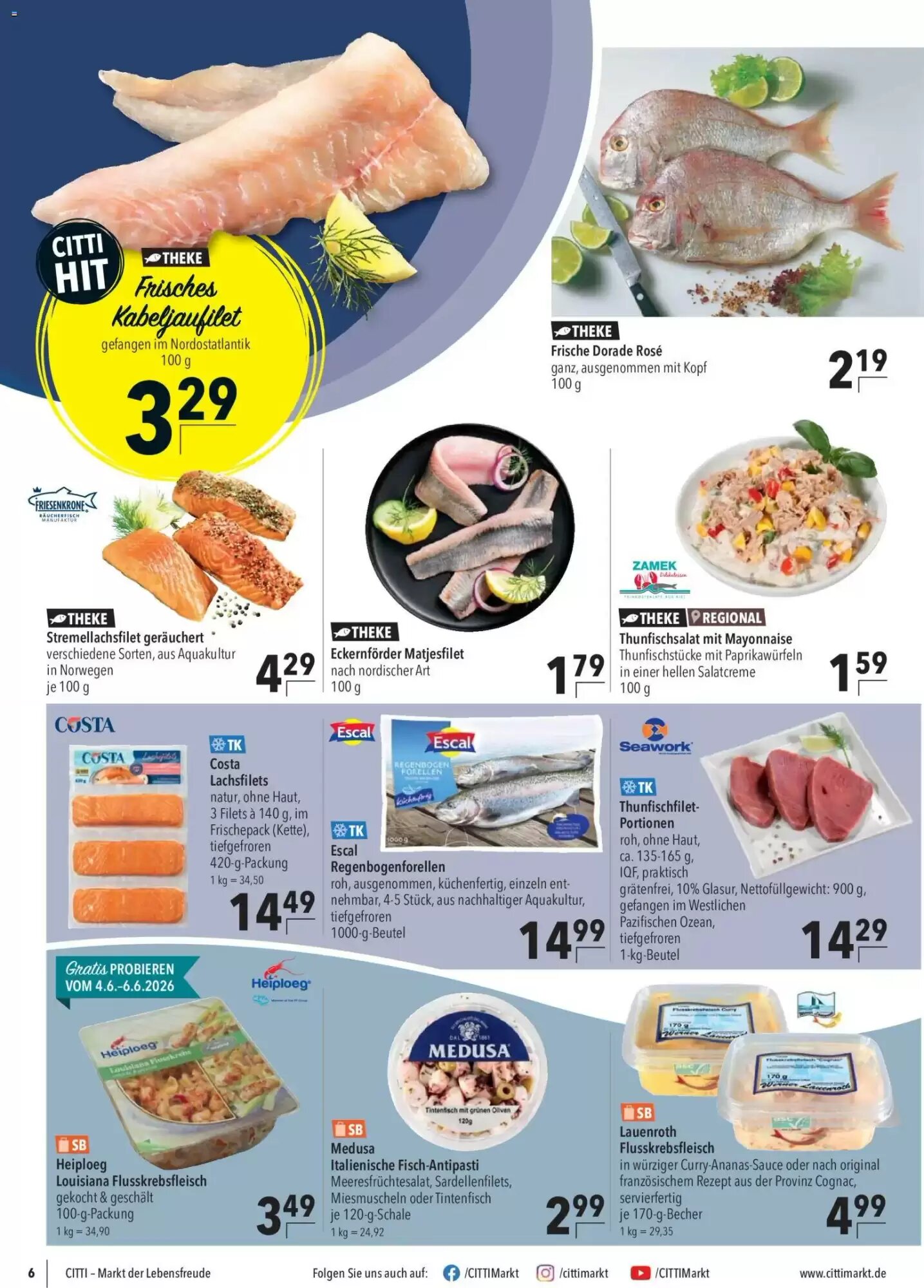 CITTI Markt Prospekt (ab 03.06.2026) zum Blättern - Seite 6