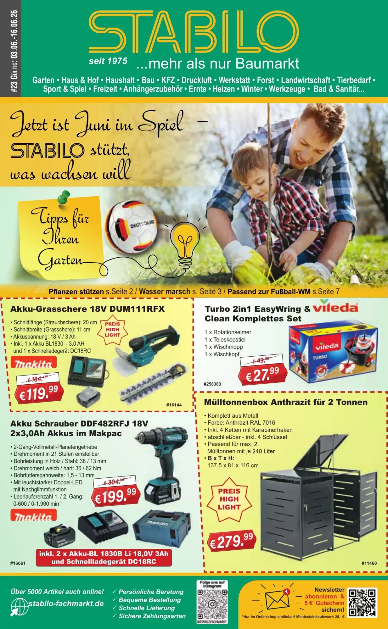 Stabilo Fachmarkt Prospekt (ab 03.06.2026) zum Blättern - Seite 1