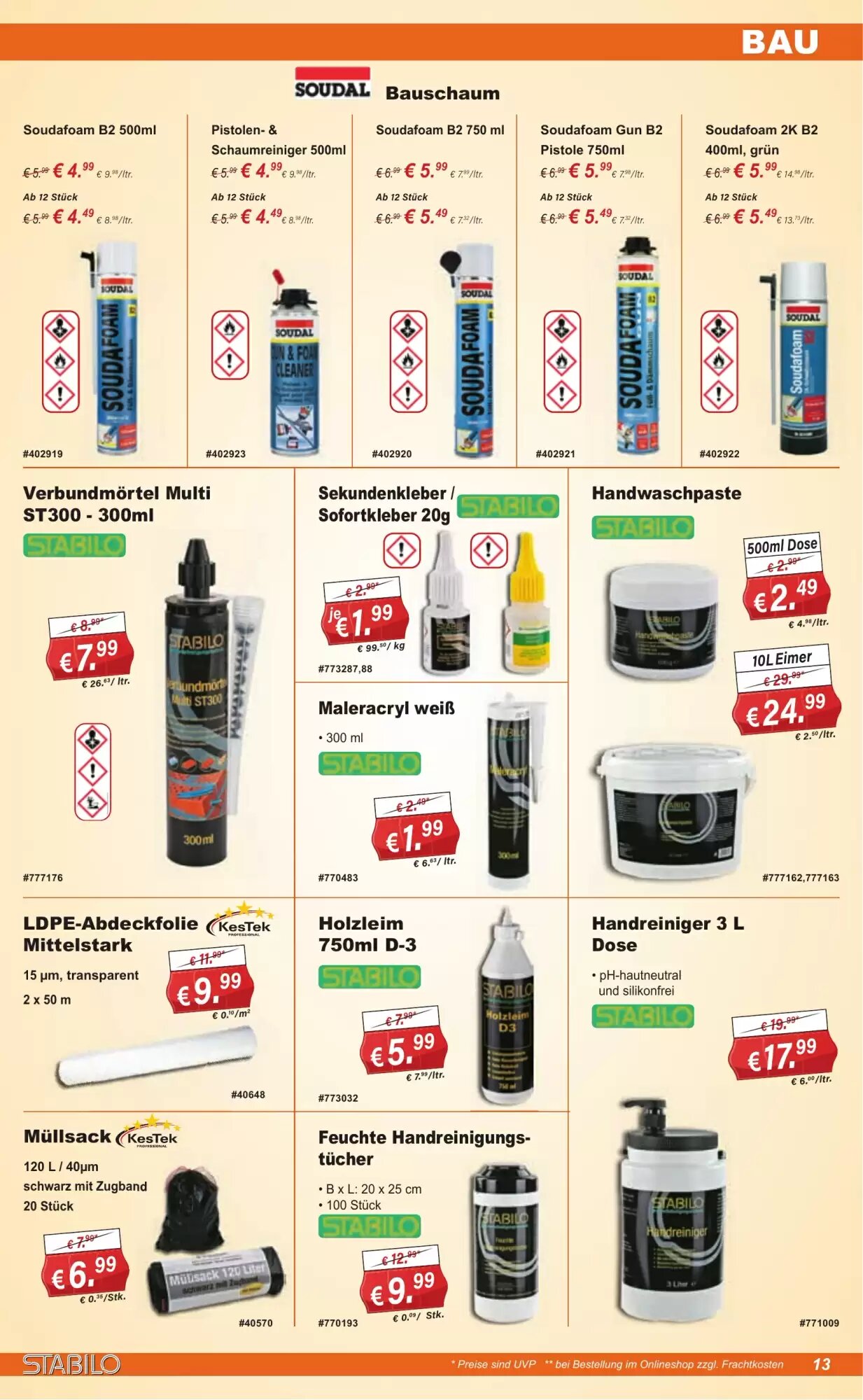 Stabilo Fachmarkt Prospekt (ab 03.06.2026) zum Blättern - Seite 13