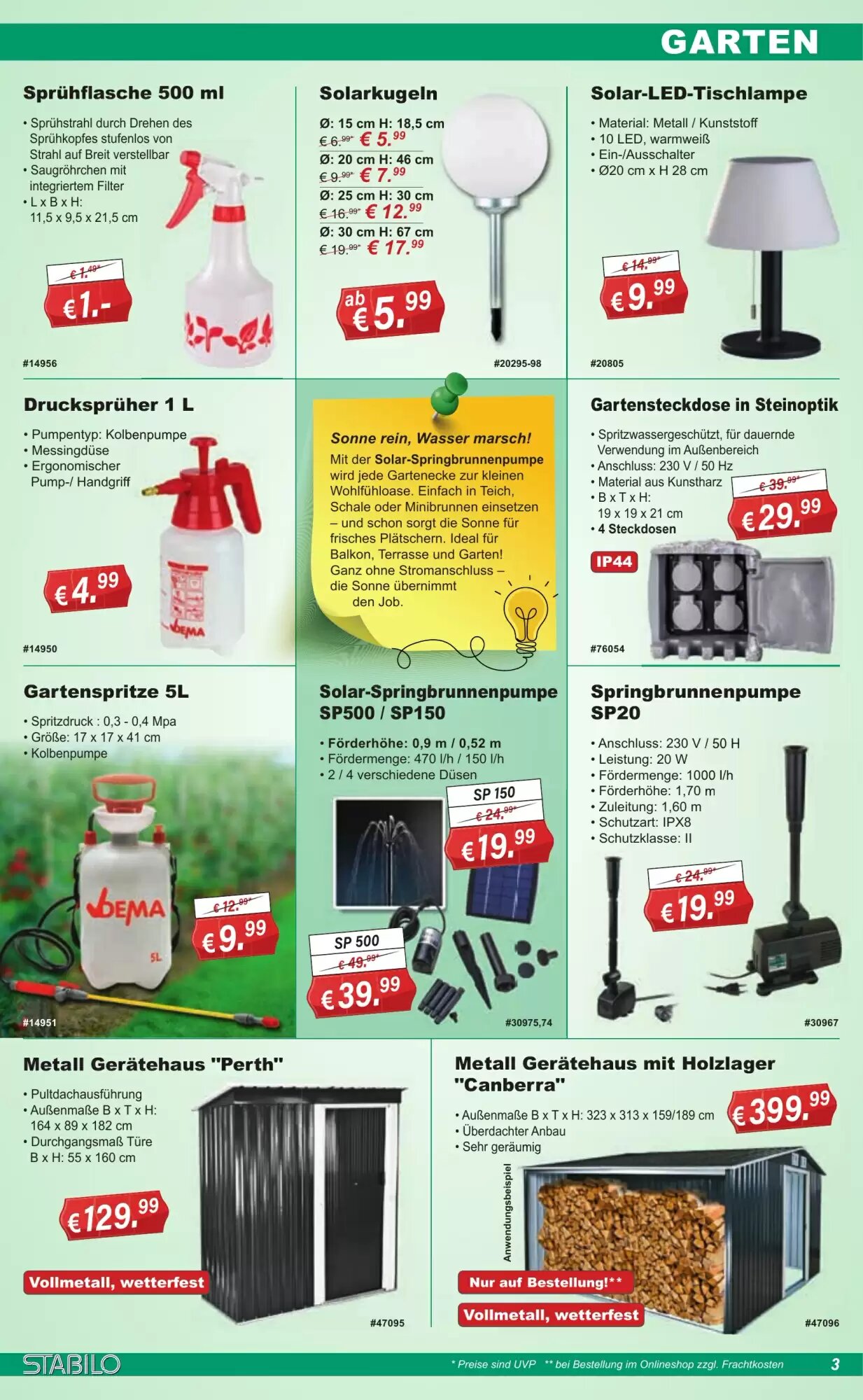 Stabilo Fachmarkt Prospekt (ab 03.06.2026) zum Blättern - Seite 3