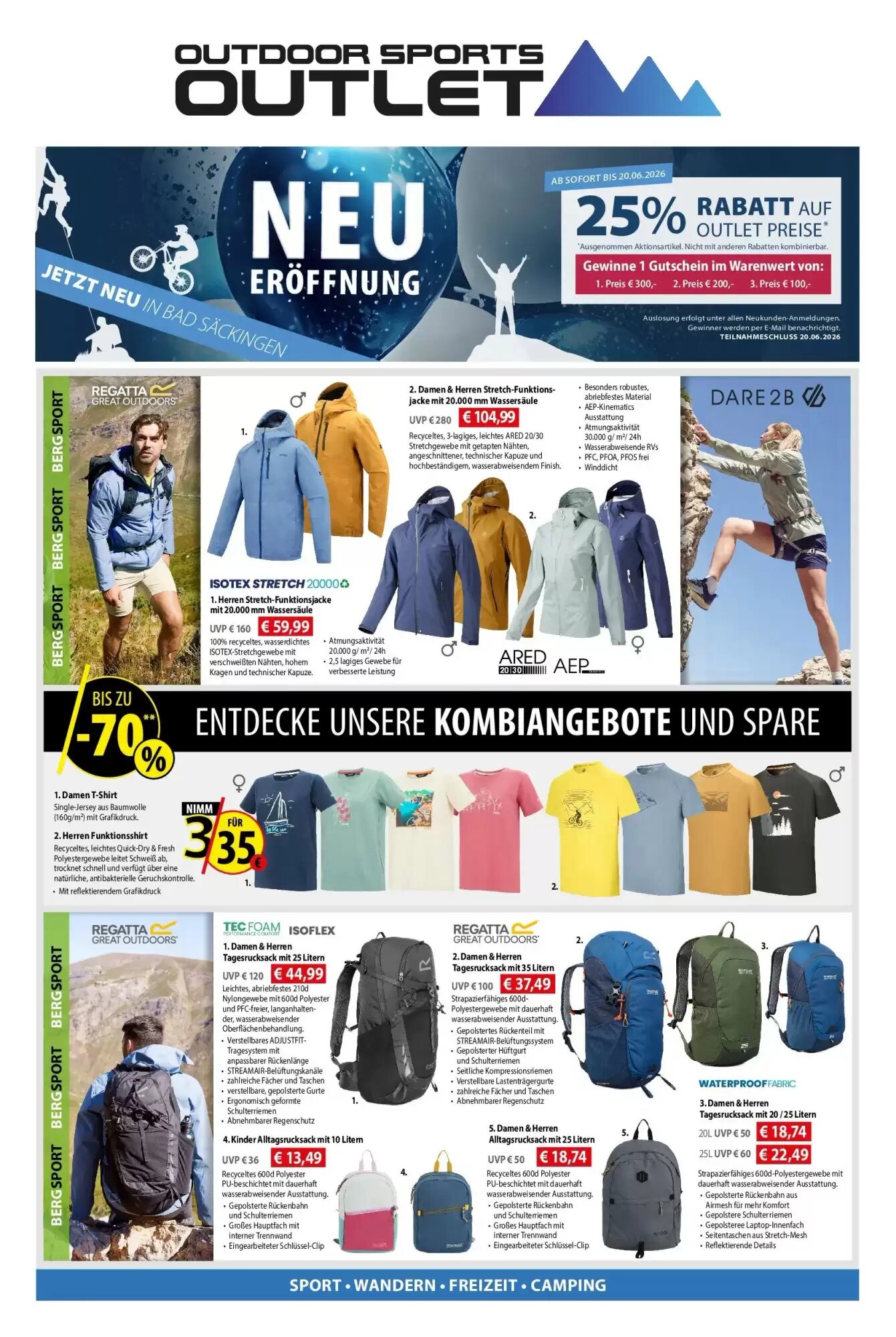 Mountain Sports Outlet Prospekt (ab 03.06.2026) zum Blättern - Seite 1