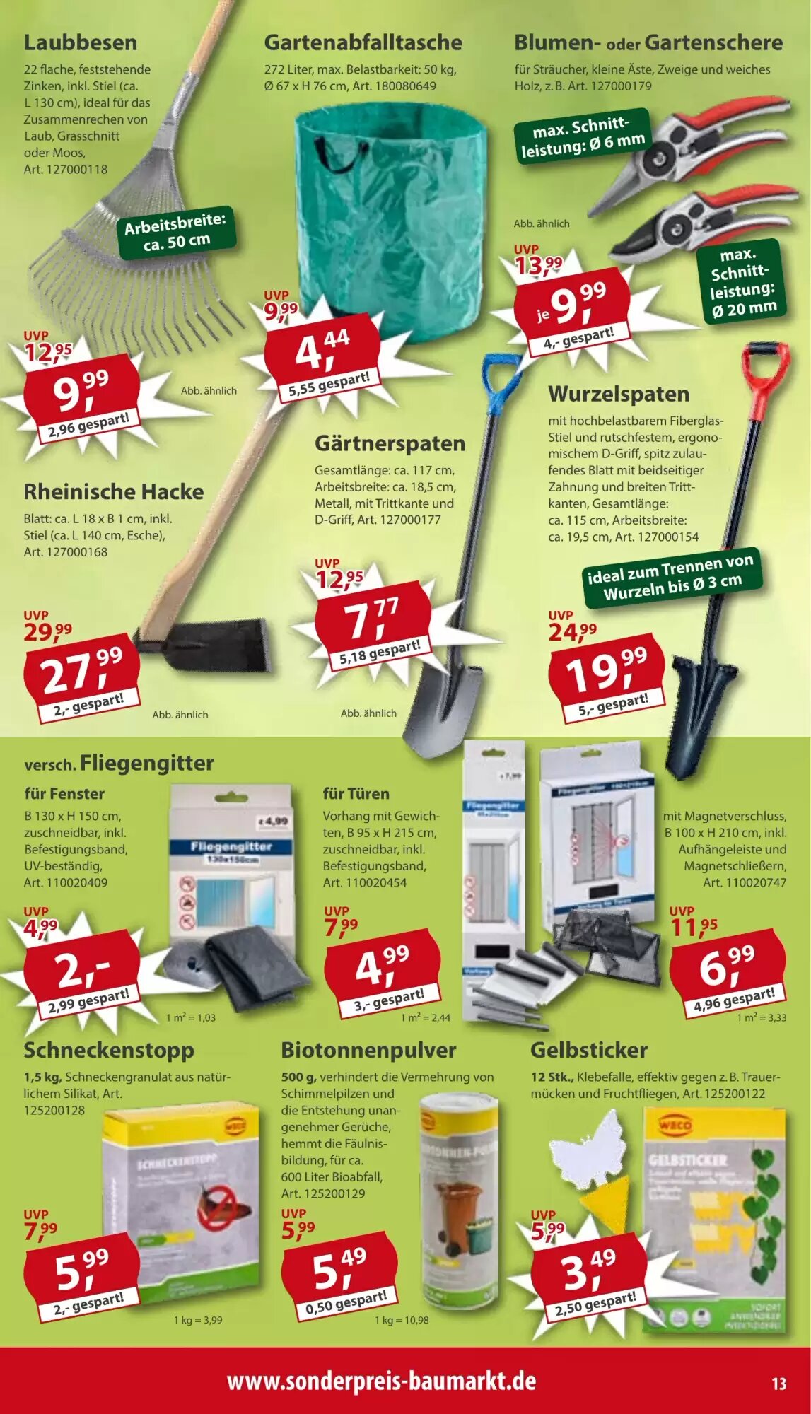 Sonderpreis Baumarkt Prospekt (ab 06.06.2026) zum Blättern - Seite 13