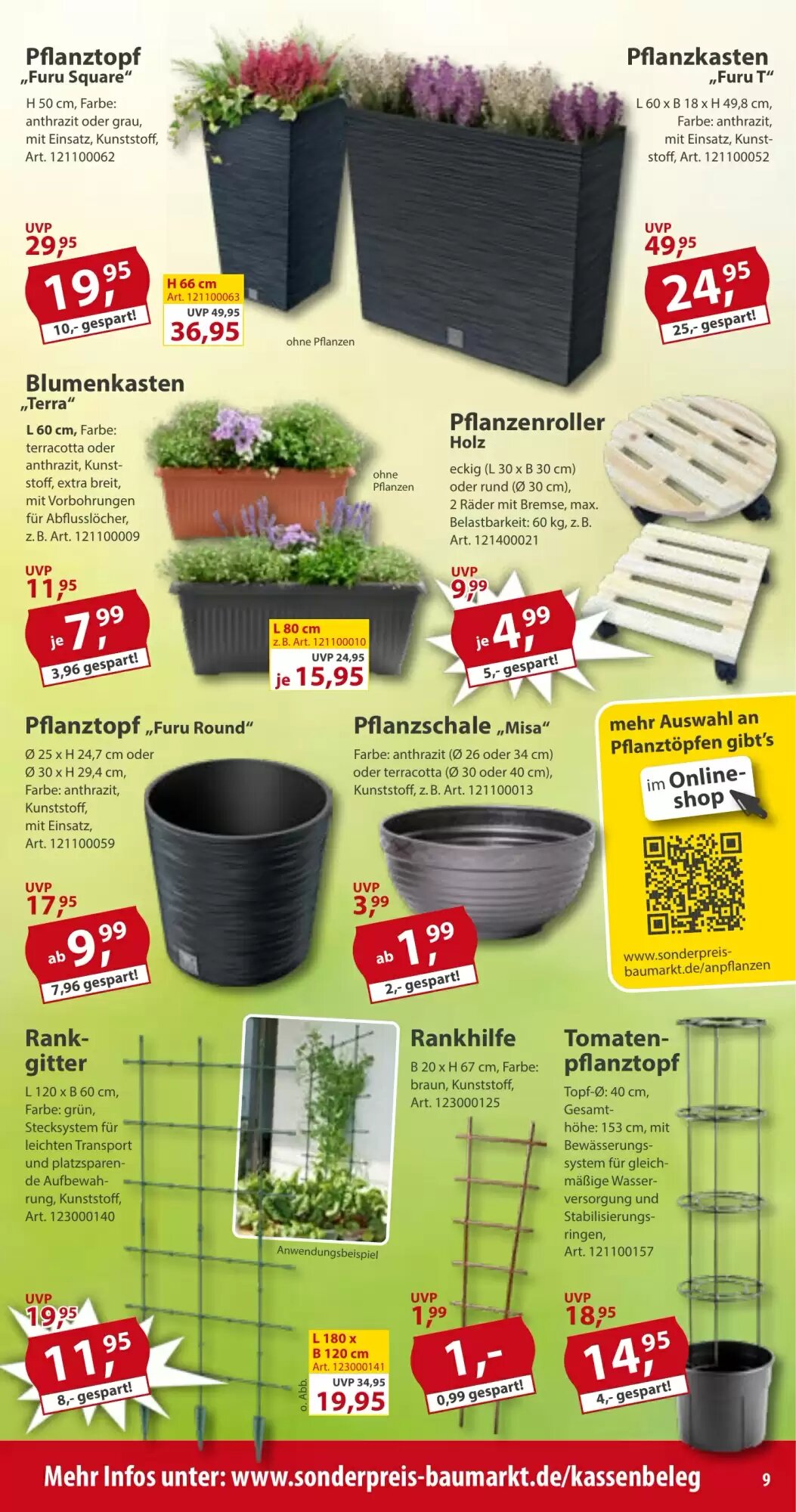 Sonderpreis Baumarkt Prospekt (ab 06.06.2026) zum Blättern - Seite 9