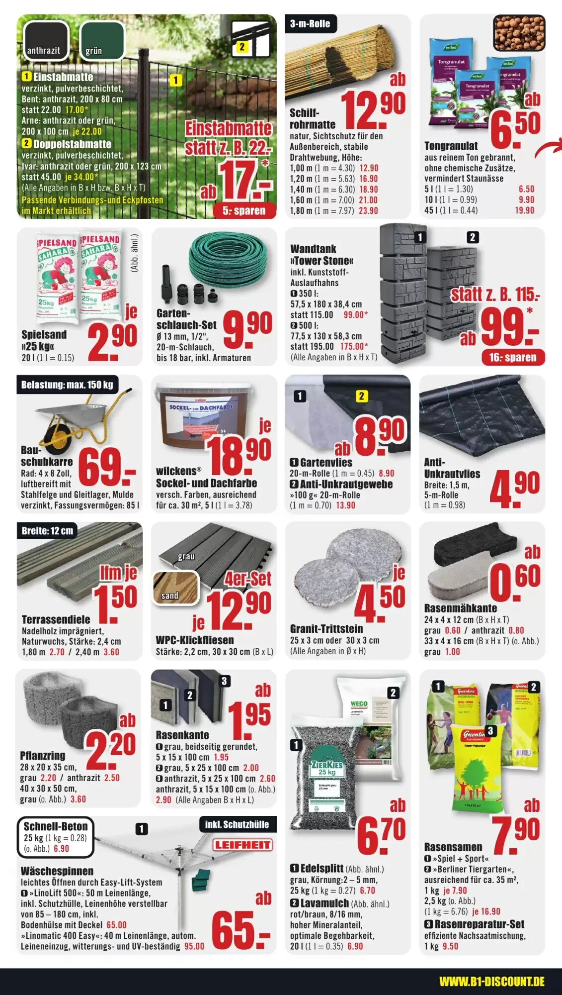 B1 Discount Baumarkt Prospekt (ab 06.06.2026) zum Blättern - Seite 4