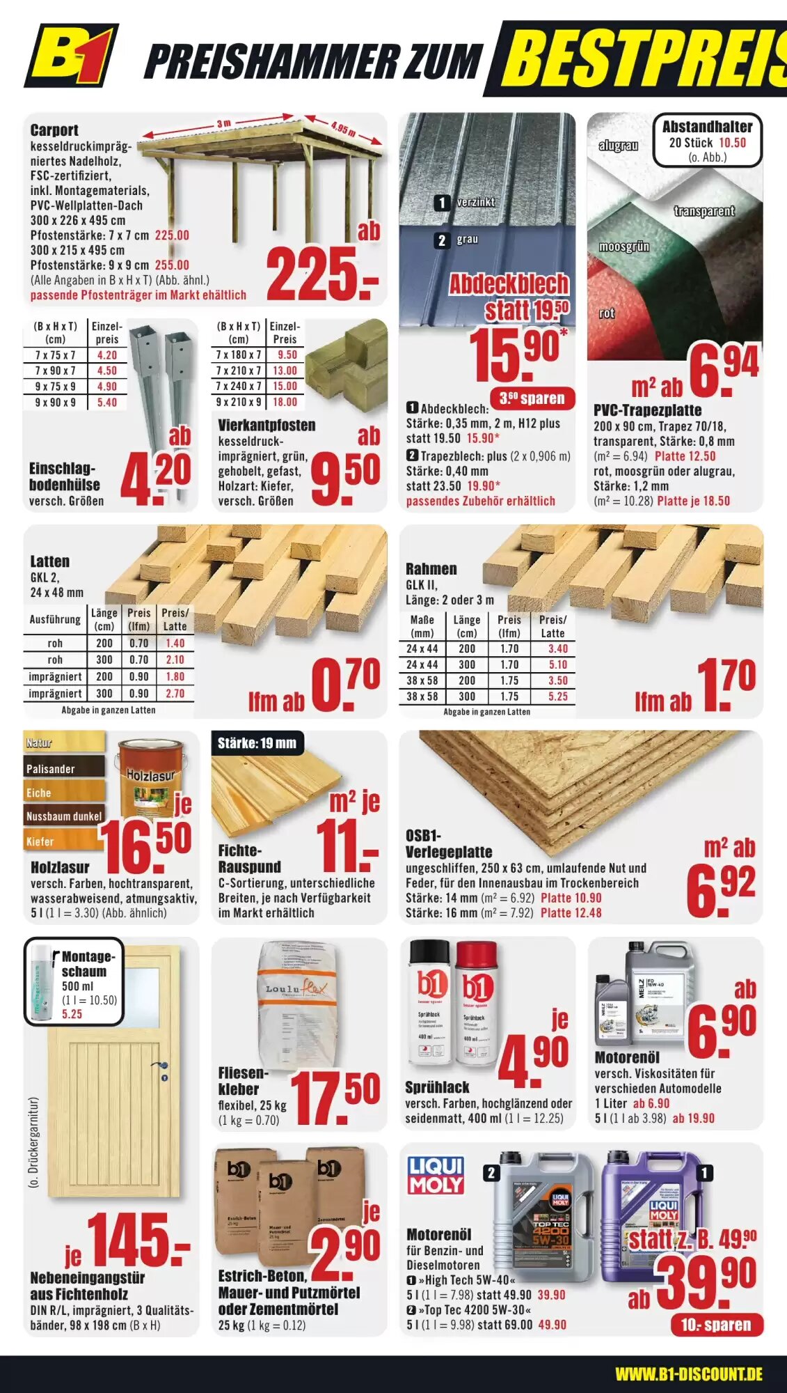 B1 Discount Baumarkt Prospekt (ab 06.06.2026) zum Blättern - Seite 6