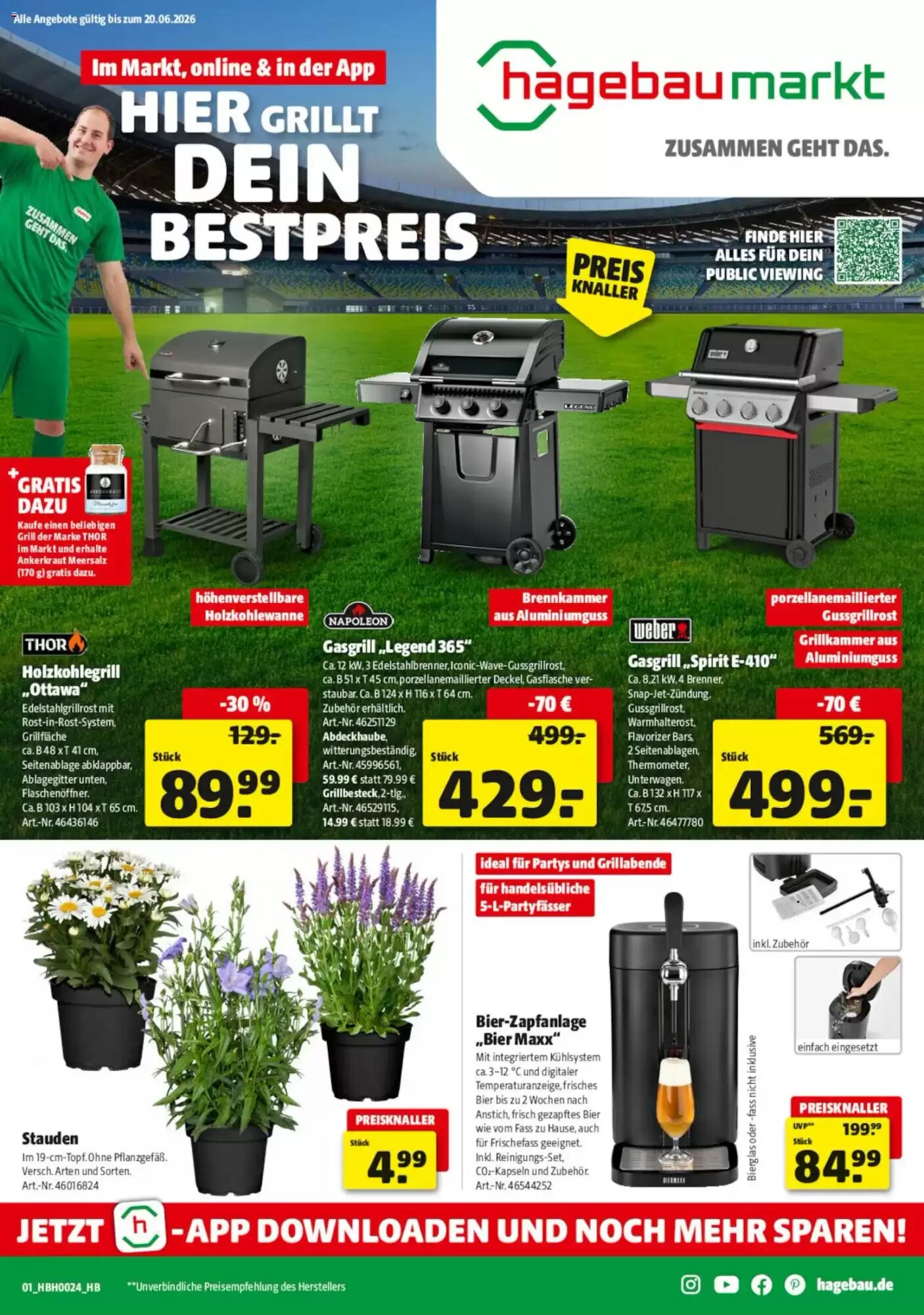 Hagebau Prospekt (ab 06.06.2026) zum Blättern - Seite 1