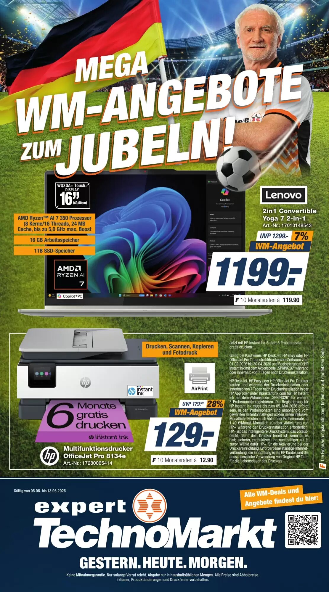 Expert Technomarkt Prospekt (ab 06.06.2026) zum Blättern - Seite 1