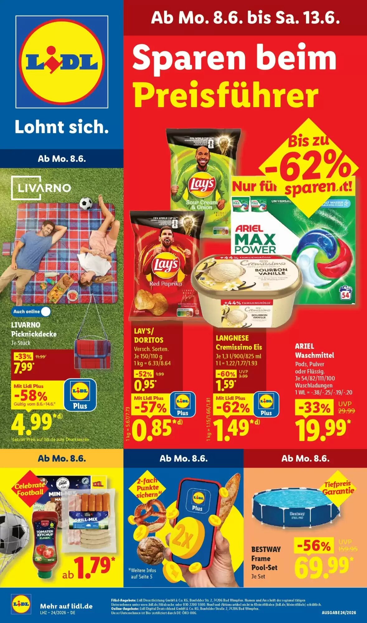 Lidl Prospekt (ab 07.06.2026) zum Blättern - Seite 1
