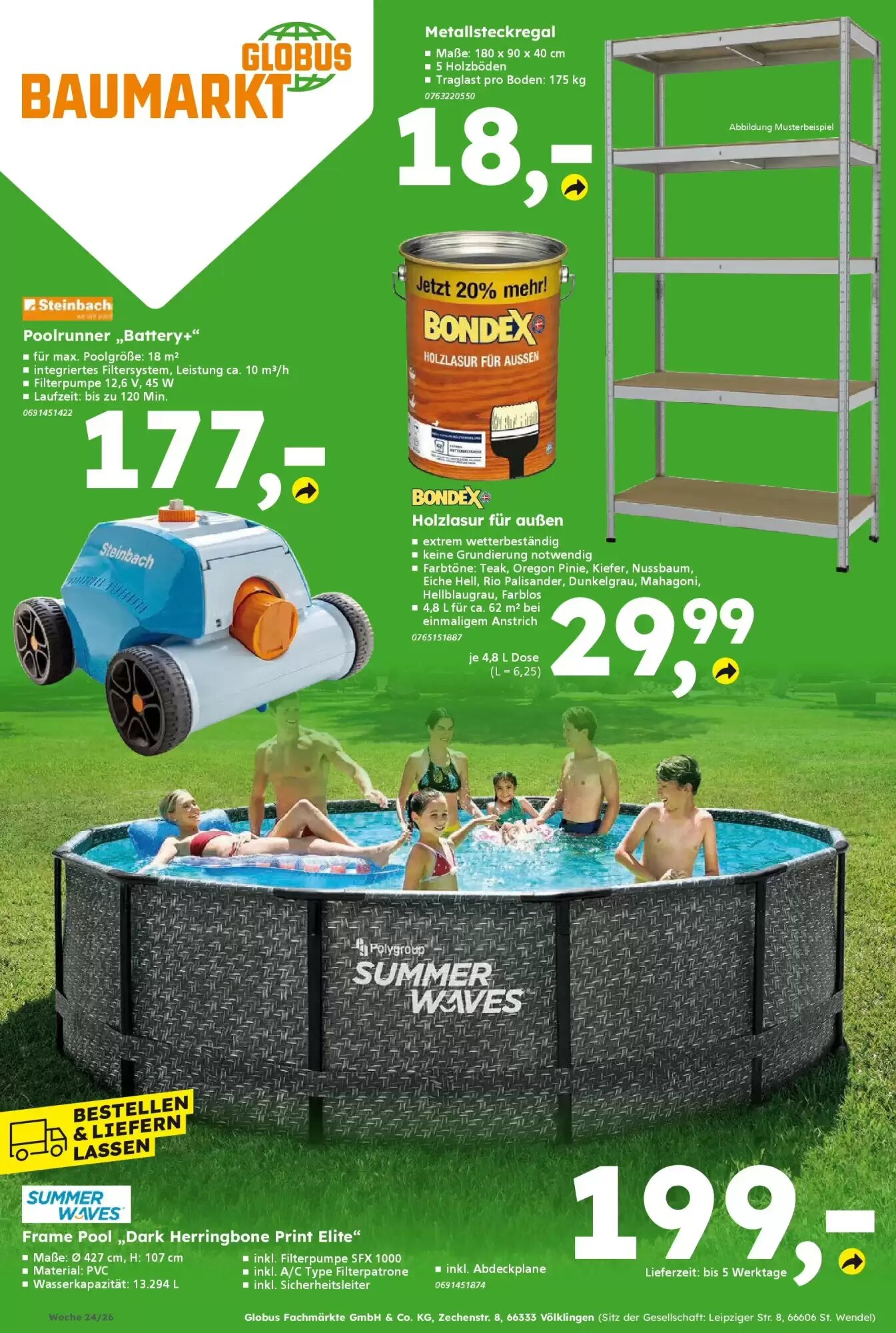 Globus Baumarkt Prospekt (ab 07.06.2026) zum Blättern - Seite 13