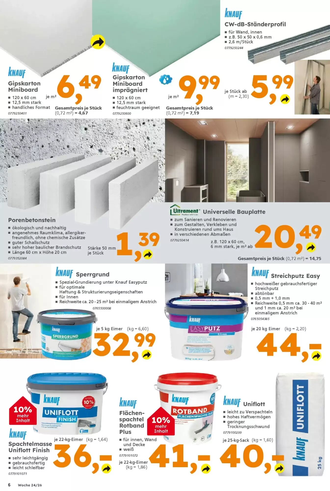 Globus Baumarkt Prospekt (ab 07.06.2026) zum Blättern - Seite 6