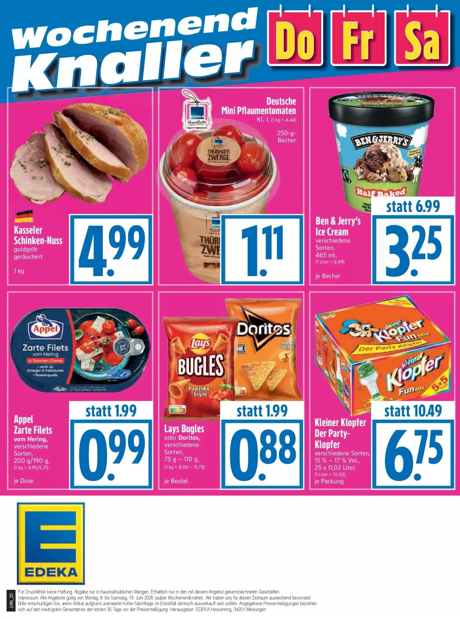 EDEKA Hahner Prospekt (ab 07.06.2026) zum Blättern - Seite 22