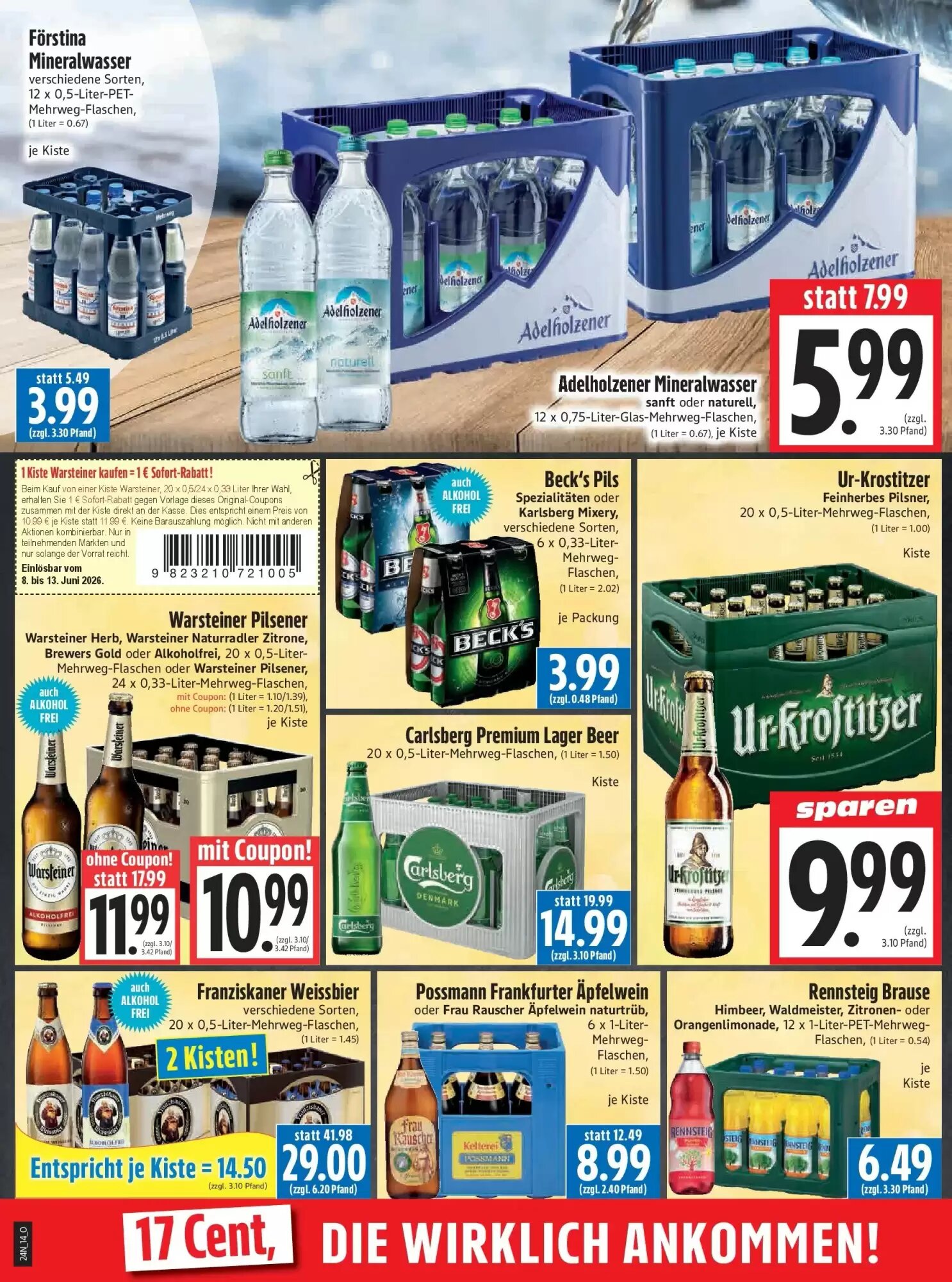 EDEKA Hahner Prospekt (ab 07.06.2026) zum Blättern - Seite 28