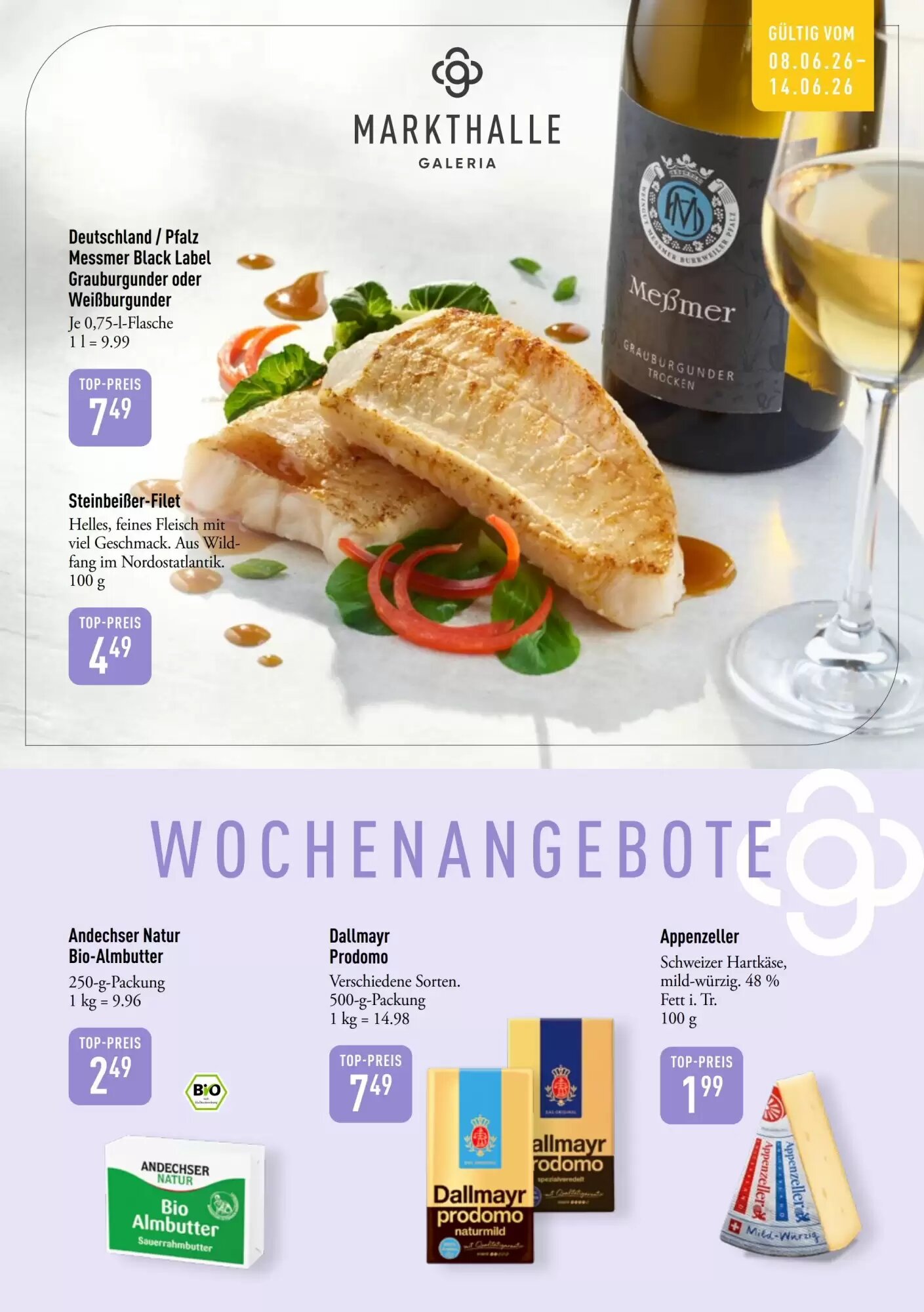 Galeria Markthalle Prospekt (ab 08.06.2026) zum Blättern - Seite 1