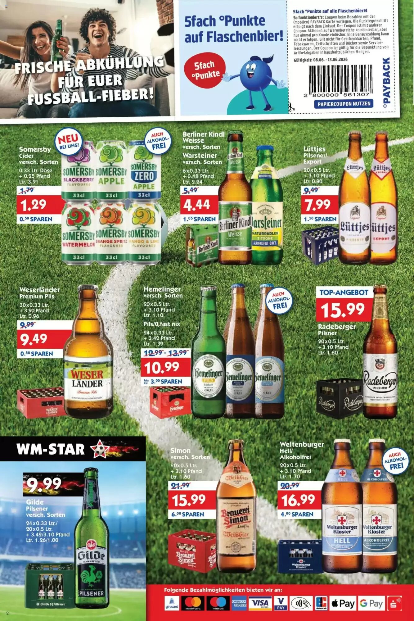 Hol'ab Getränkemarkt Prospekt (ab 08.06.2026) zum Blättern - Seite 2