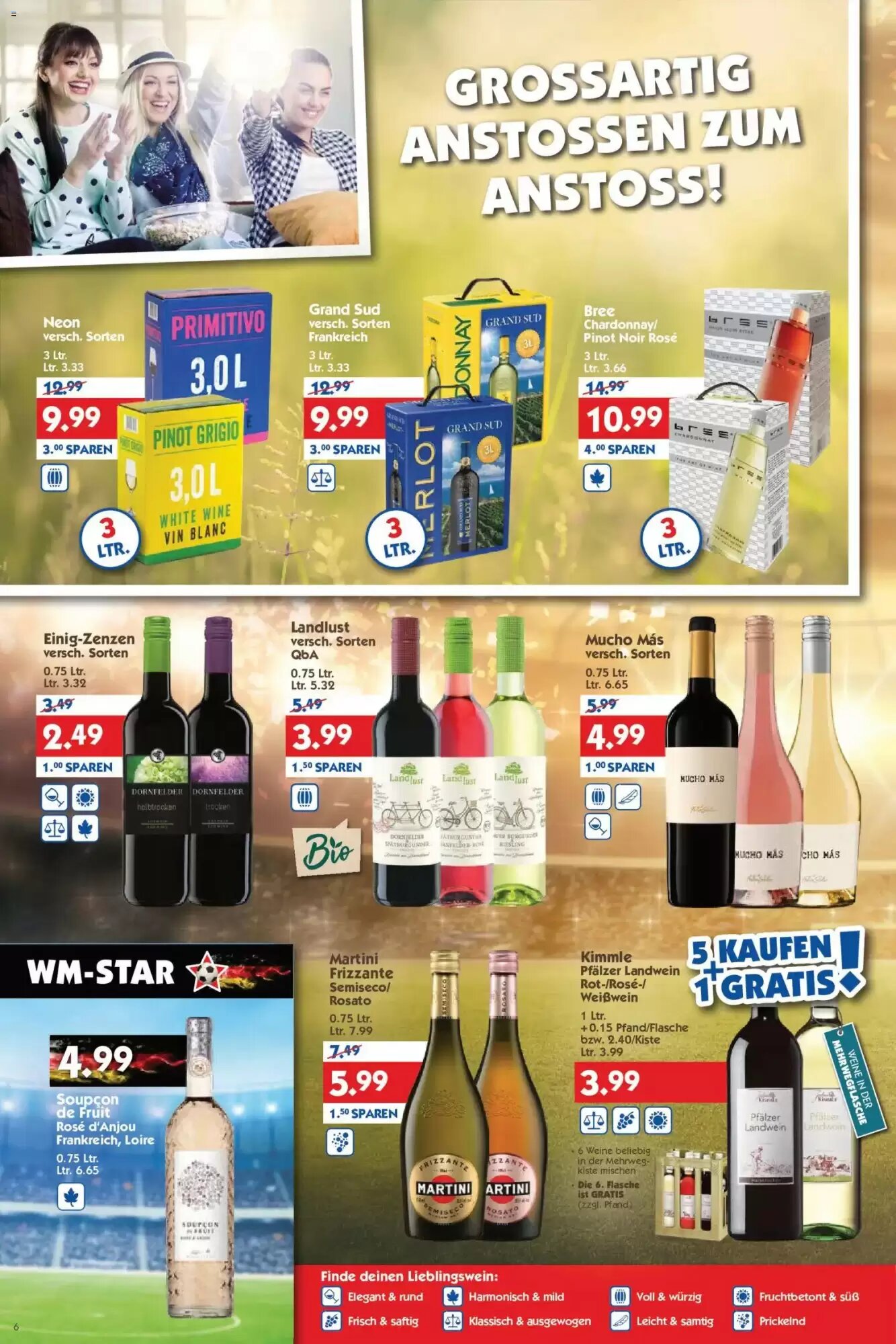 Hol'ab Getränkemarkt Prospekt (ab 08.06.2026) zum Blättern - Seite 6