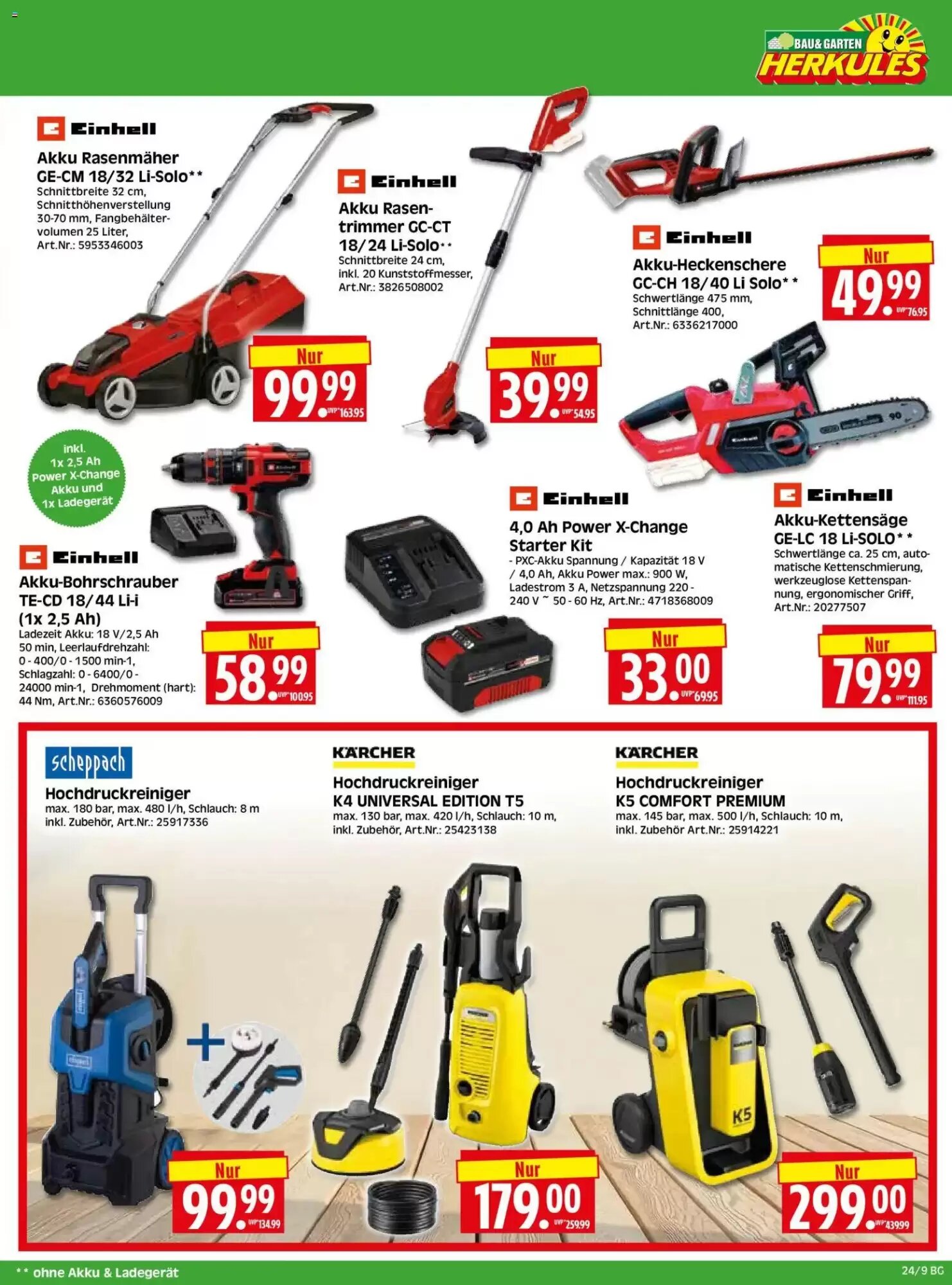 Herkules Baumarkt Prospekt (ab 08.06.2026) zum Blättern - Seite 9
