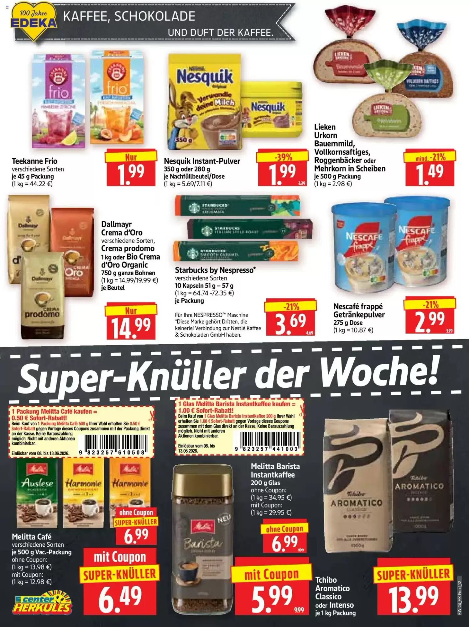 Edeka Herkules Prospekt (ab 08.06.2026) zum Blättern - Seite 12