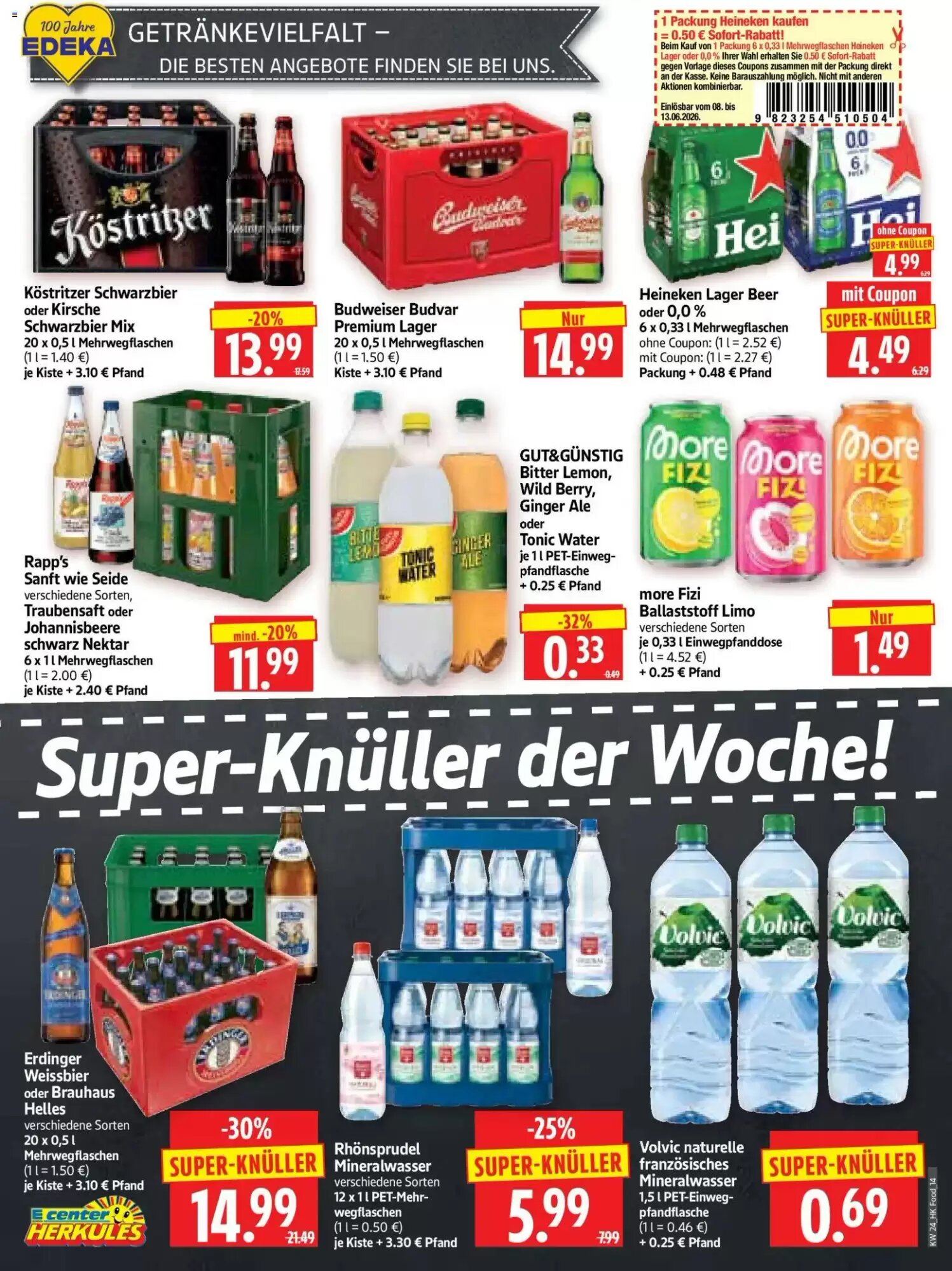 Edeka Herkules Prospekt (ab 08.06.2026) zum Blättern - Seite 14