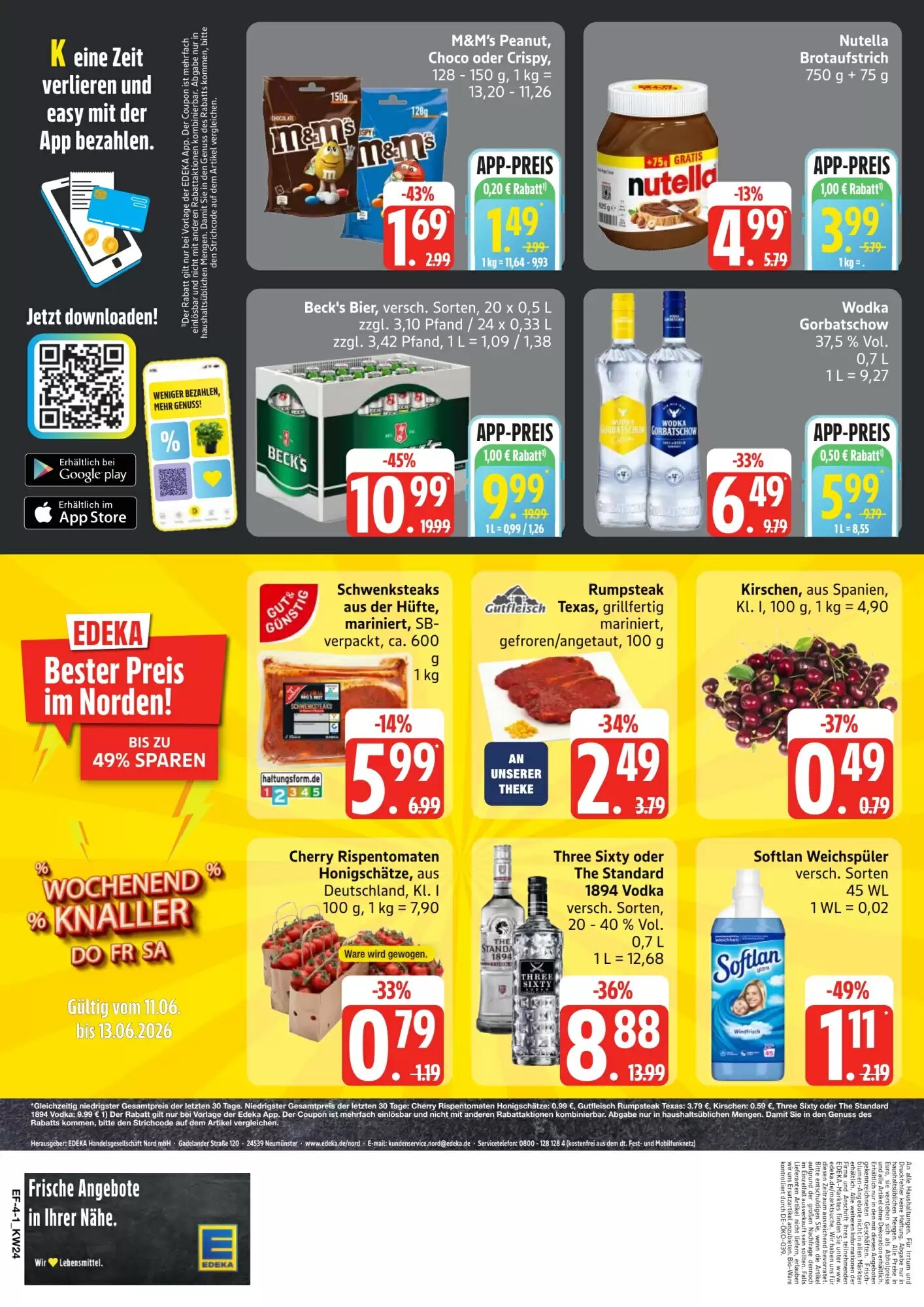 Edeka Frischemarkt Prospekt (ab 08.06.2026) zum Blättern - Seite 4