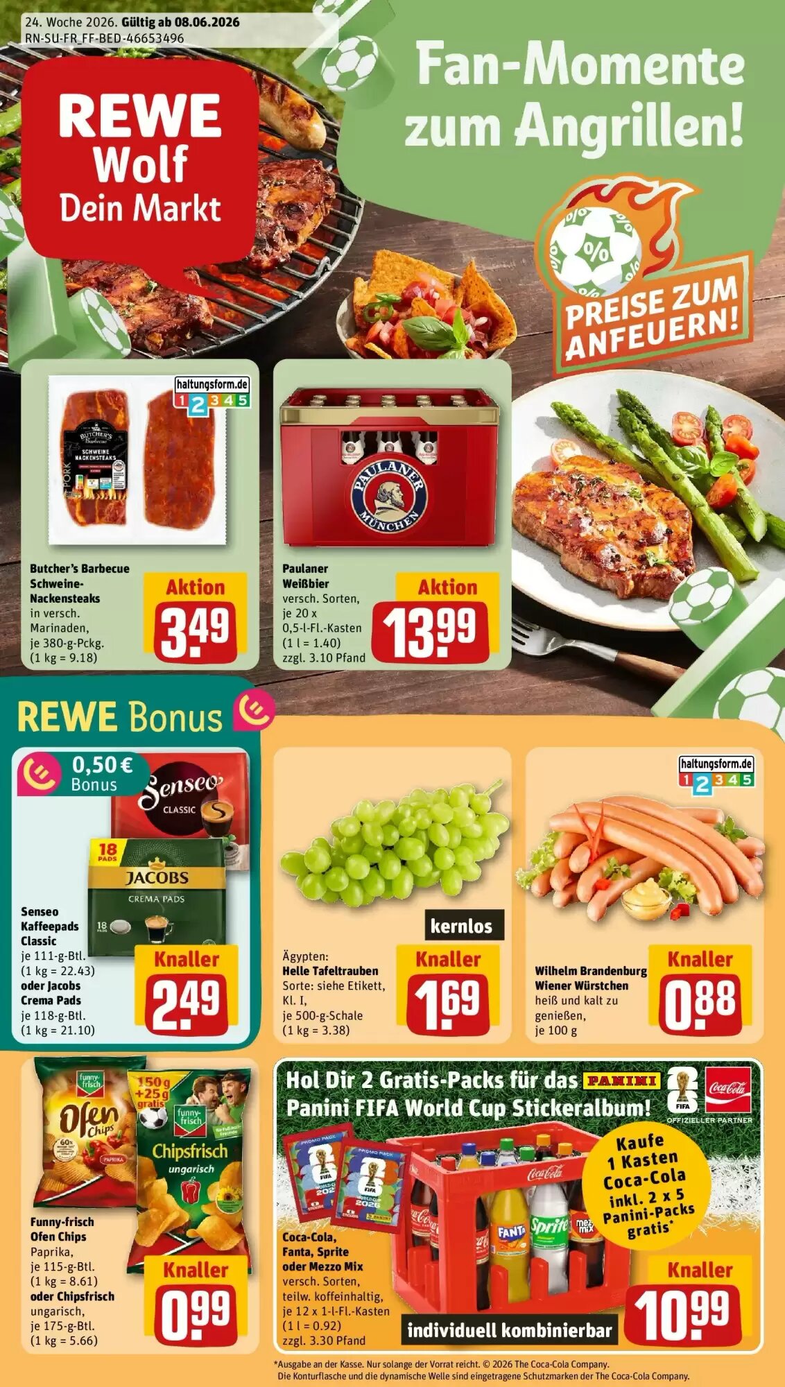 REWE Prospekt (ab 08.06.2026) zum Blättern - Seite 1