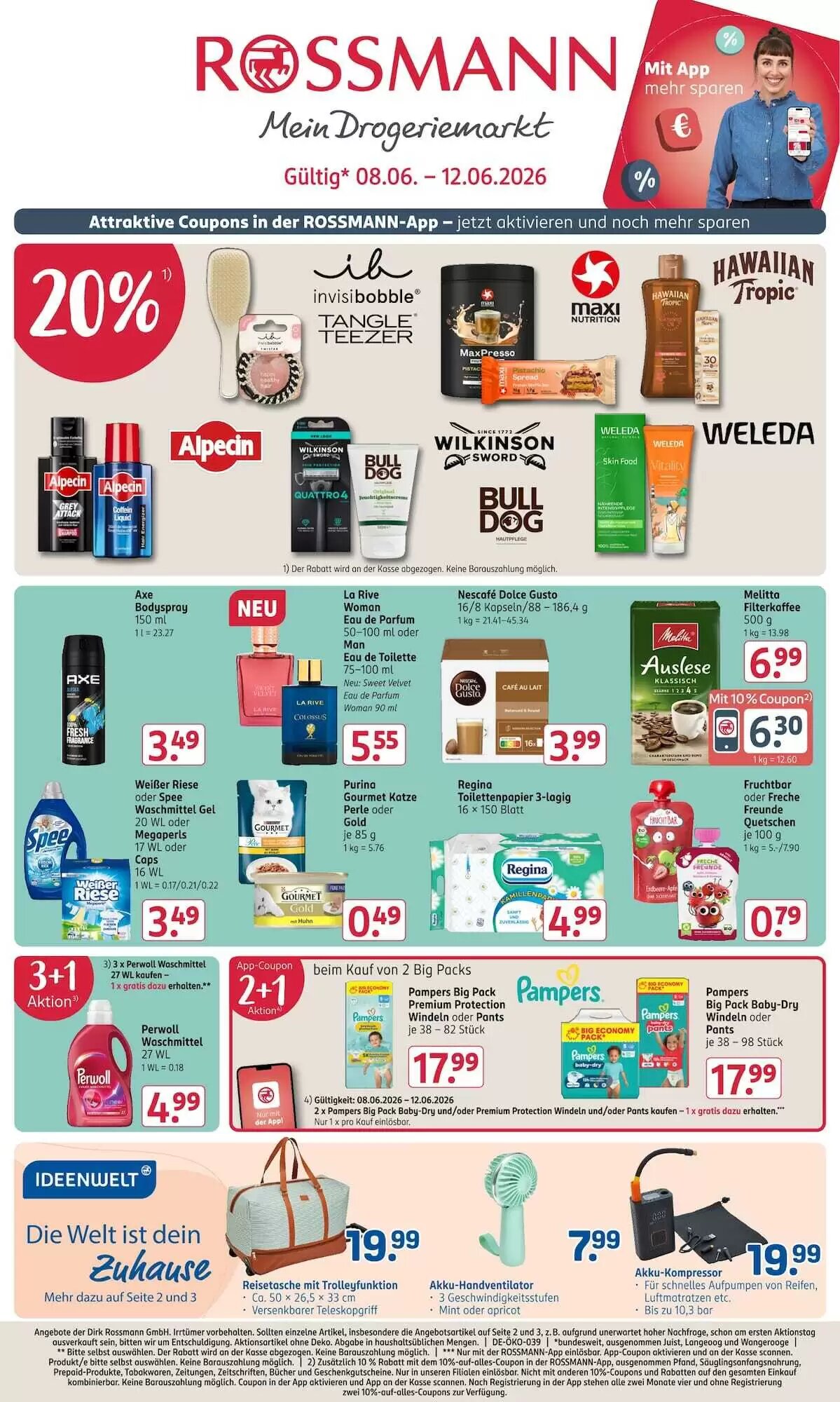 Rossmann Prospekt (ab 08.06.2026) zum Blättern - Seite 1