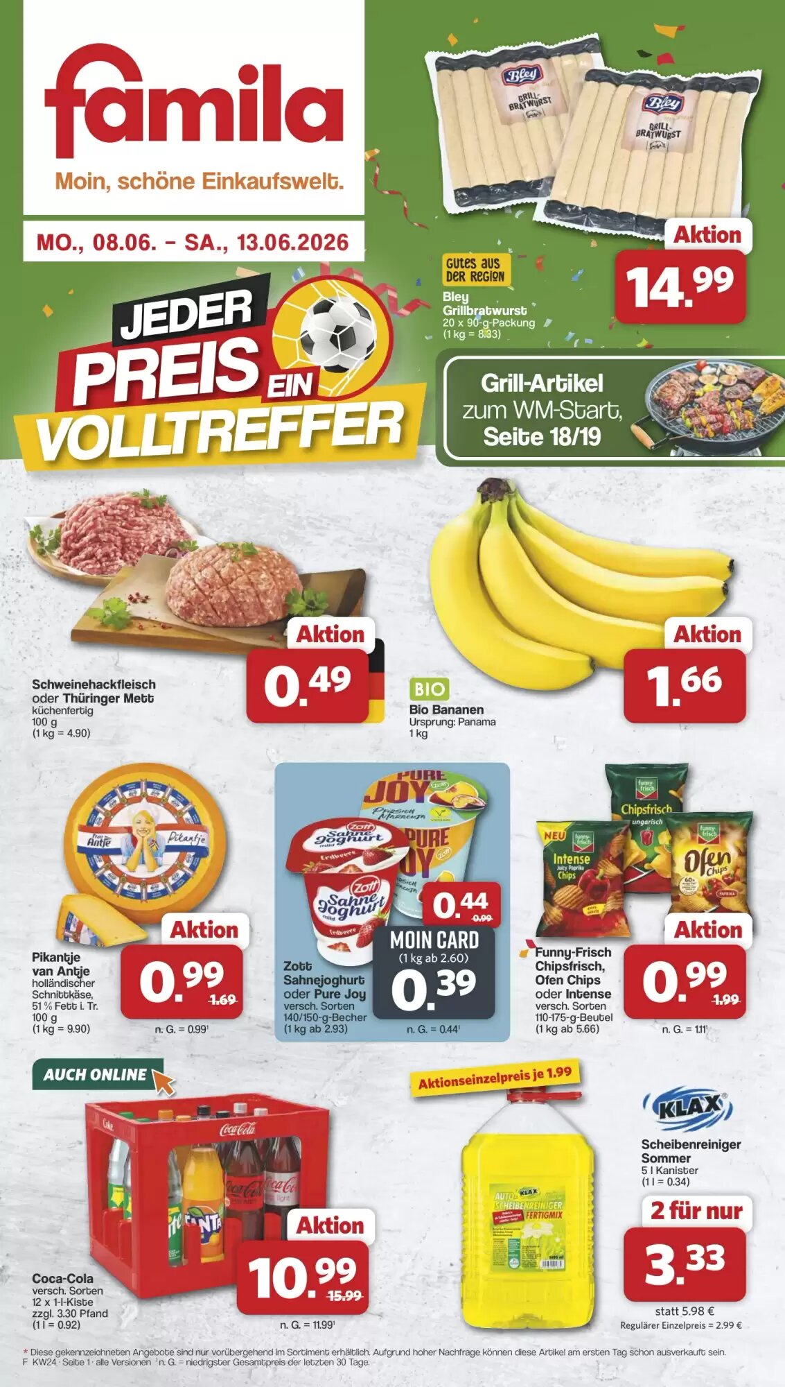Famila Nord West Prospekt (ab 08.06.2026) zum Blättern - Seite 1