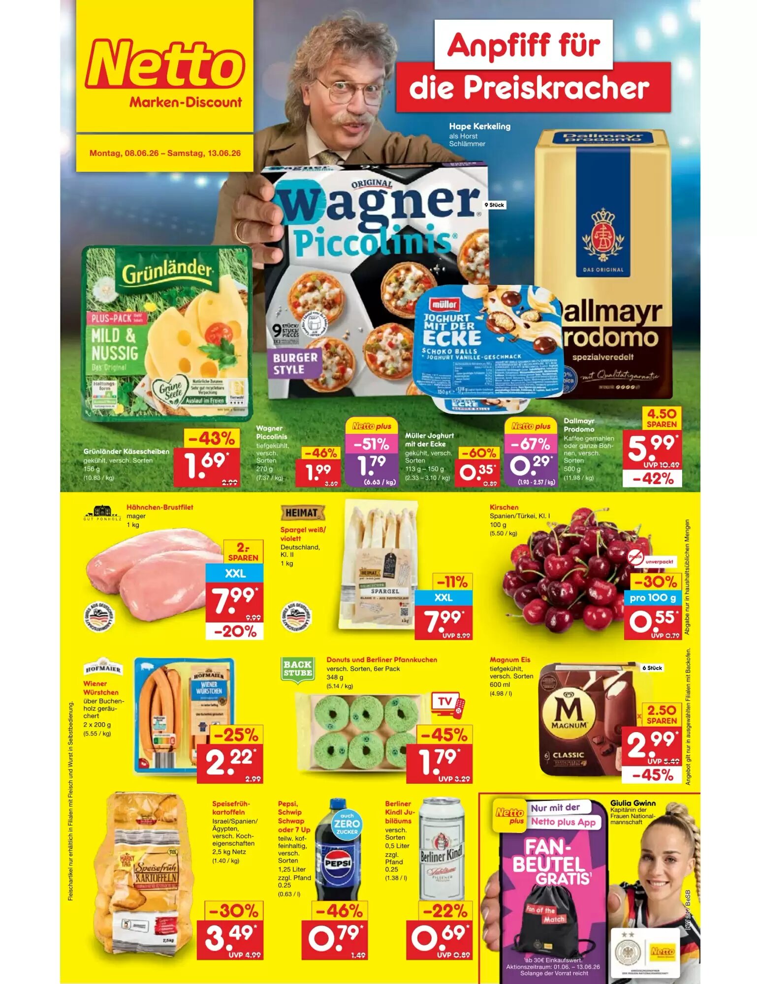 Netto Marken-Discount Prospekt (ab 08.06.2026) zum Blättern - Seite 1