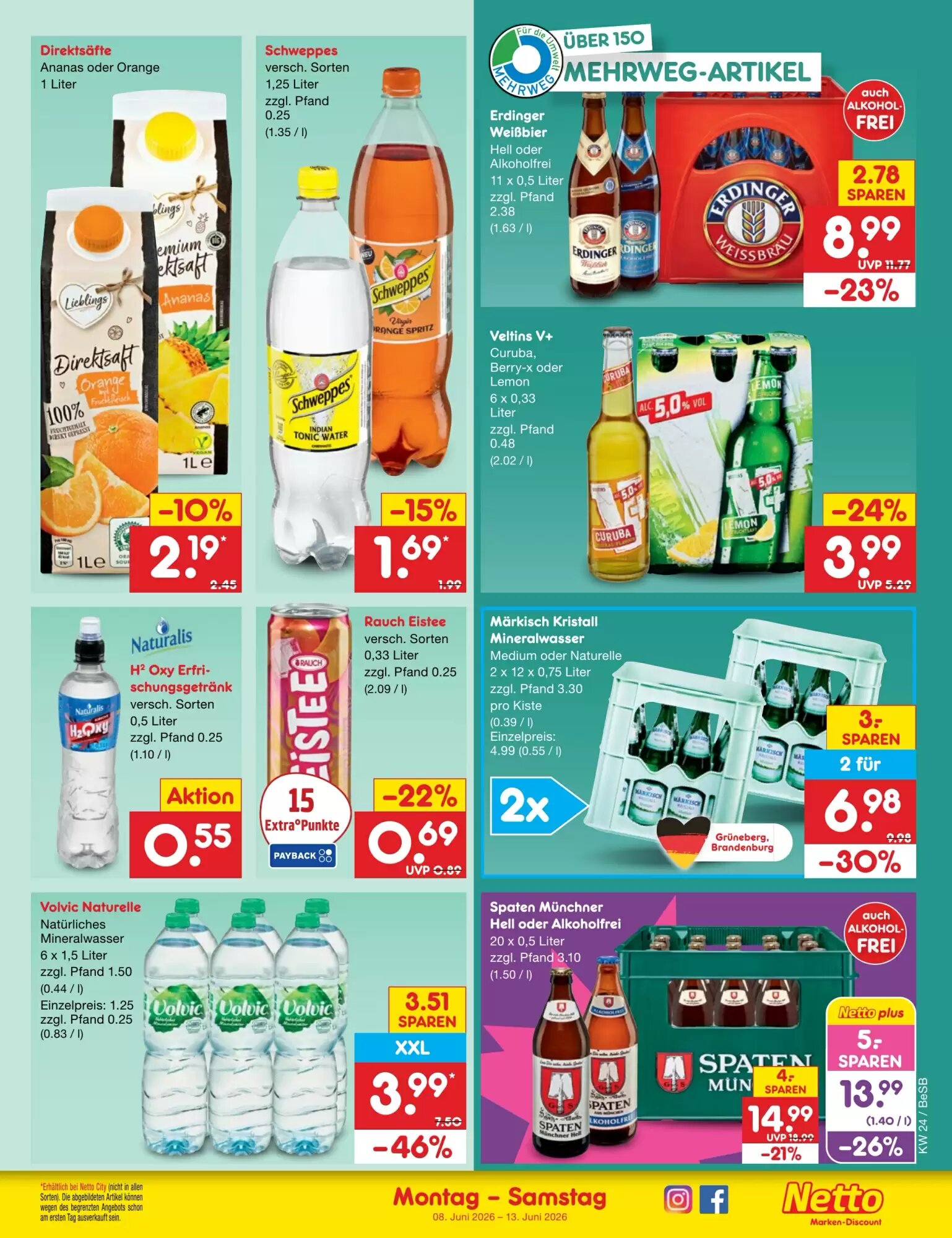 Netto Marken-Discount Prospekt (ab 08.06.2026) zum Blättern - Seite 33