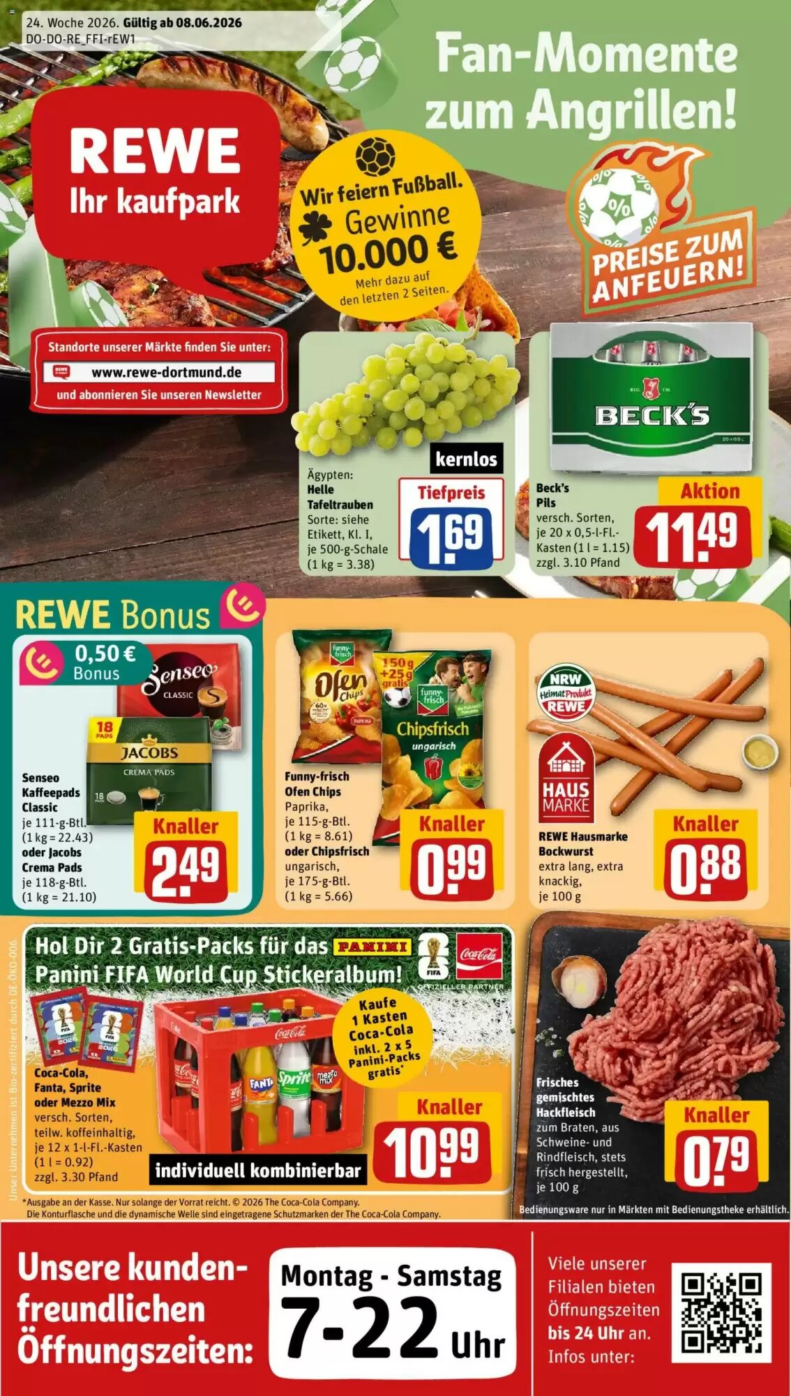 REWE Kaufpark Prospekt (ab 08.06.2026) zum Blättern - Seite 1