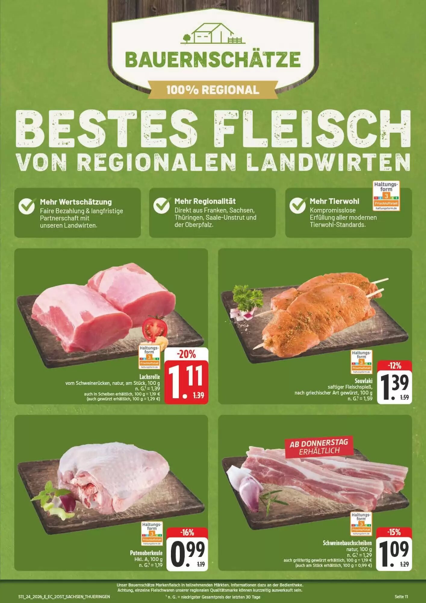 Edeka Aktiv Markt Prospekt (ab 08.06.2026) zum Blättern - Seite 11