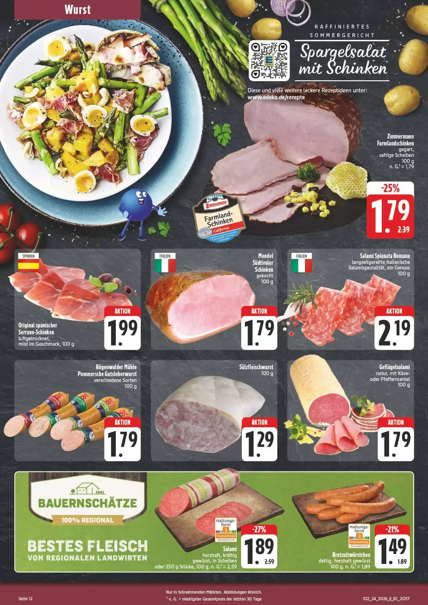 Edeka Aktiv Markt Prospekt (ab 08.06.2026) zum Blättern - Seite 12