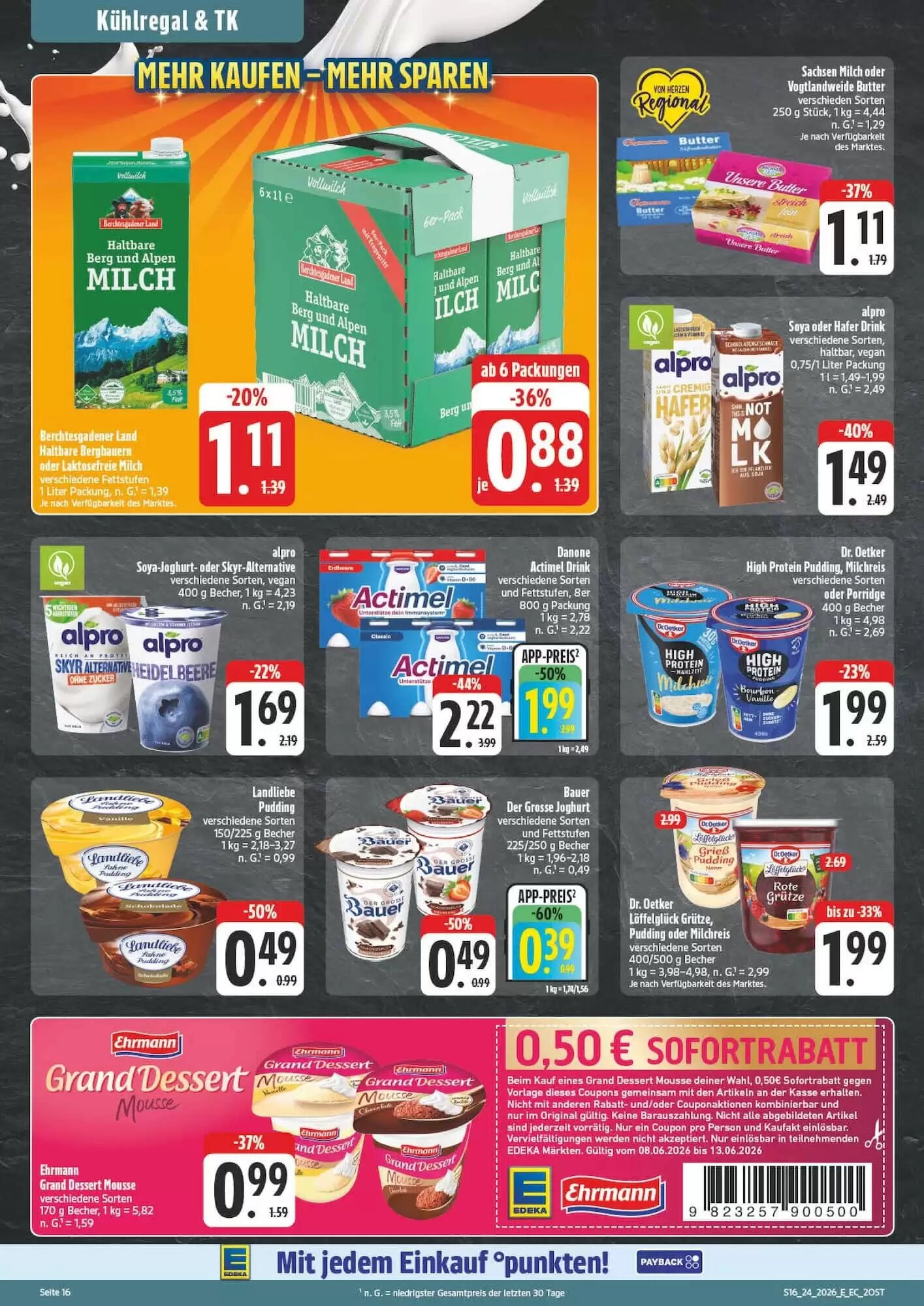 Edeka Aktiv Markt Prospekt (ab 08.06.2026) zum Blättern - Seite 16