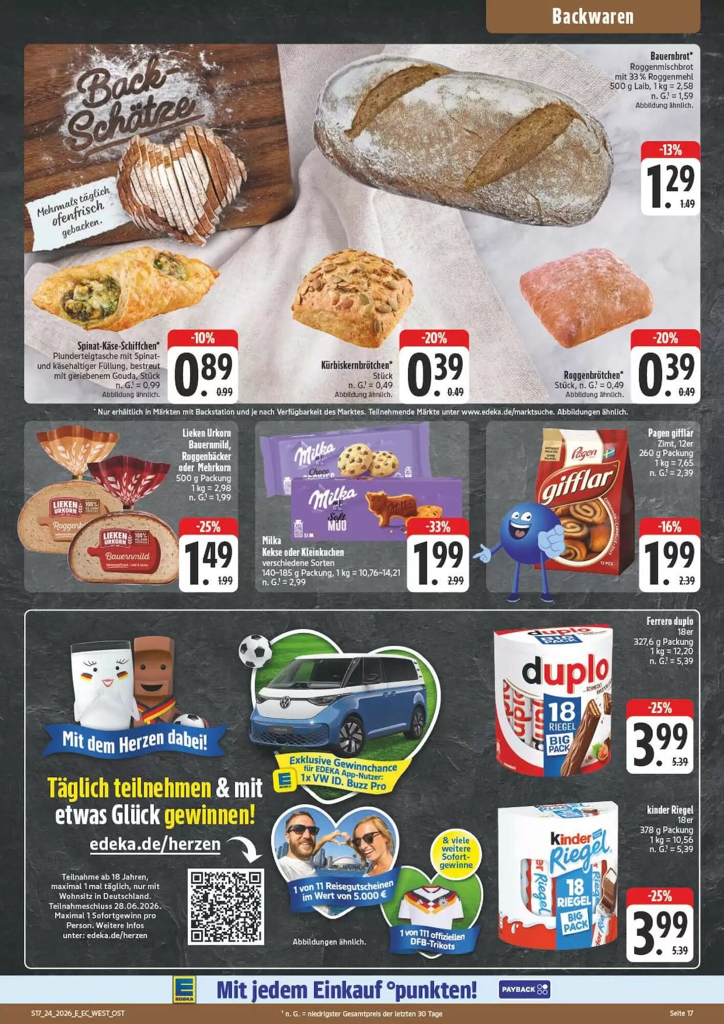 Edeka Aktiv Markt Prospekt (ab 08.06.2026) zum Blättern - Seite 17