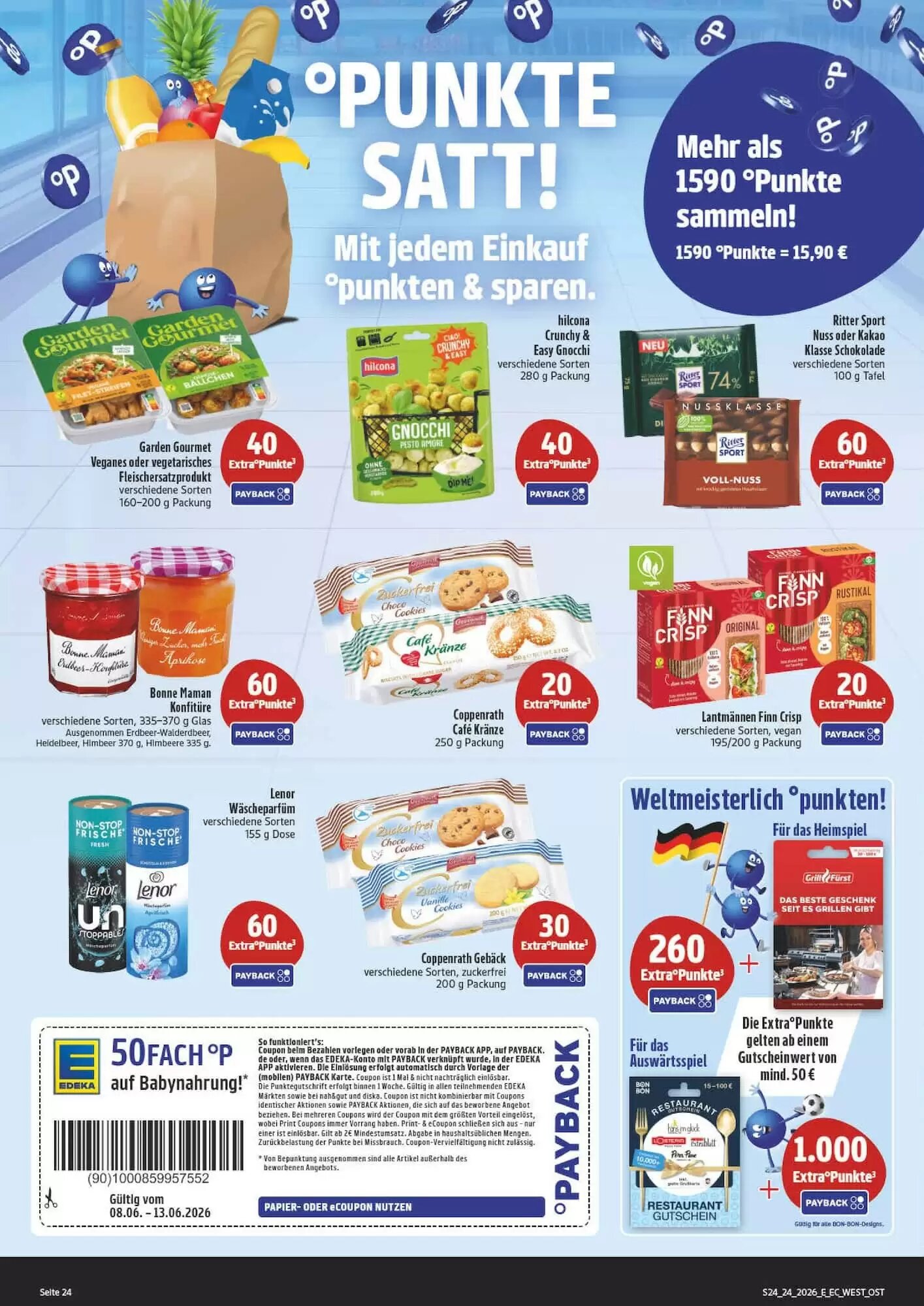 Edeka Aktiv Markt Prospekt (ab 08.06.2026) zum Blättern - Seite 24