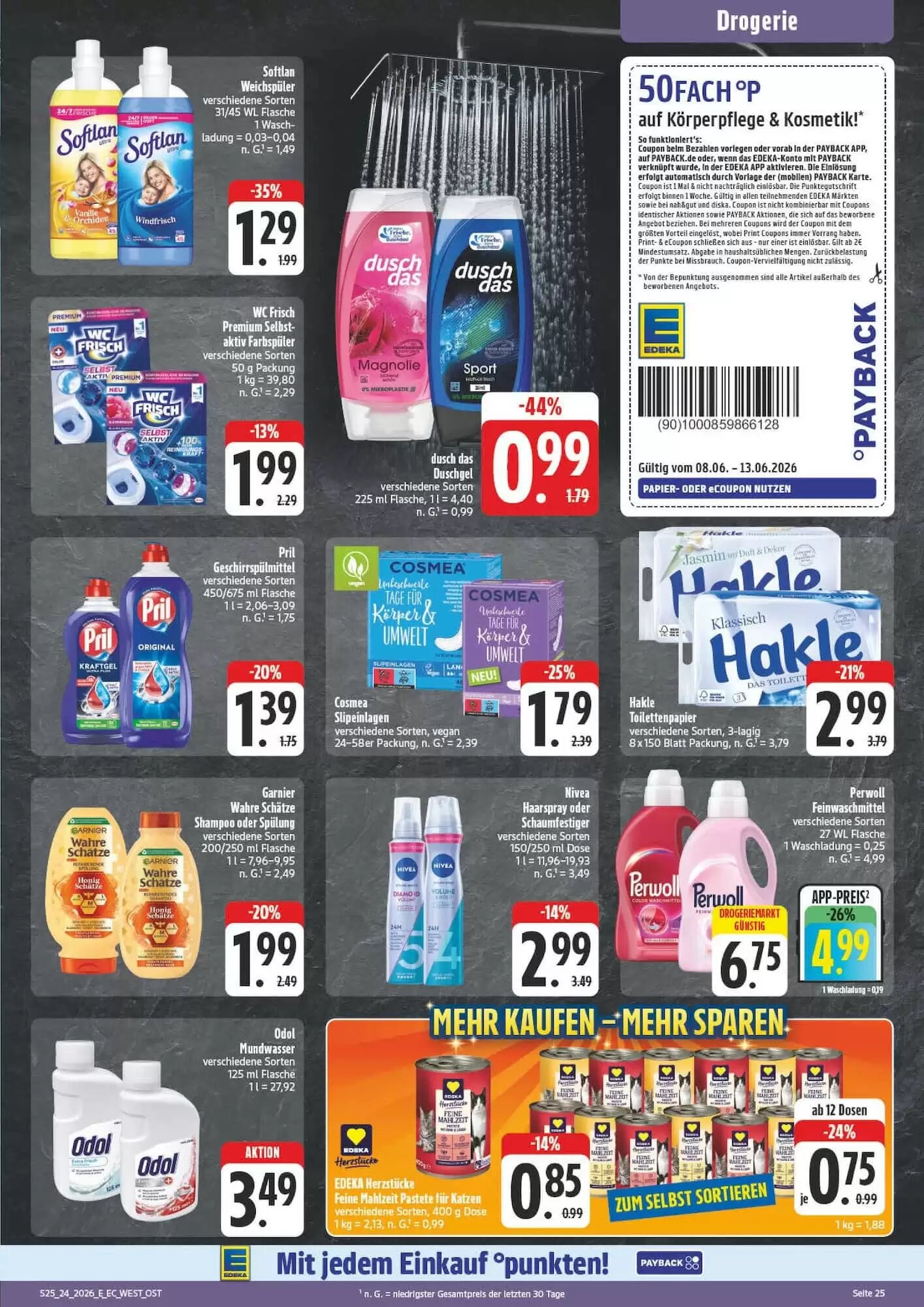 Edeka Aktiv Markt Prospekt (ab 08.06.2026) zum Blättern - Seite 25