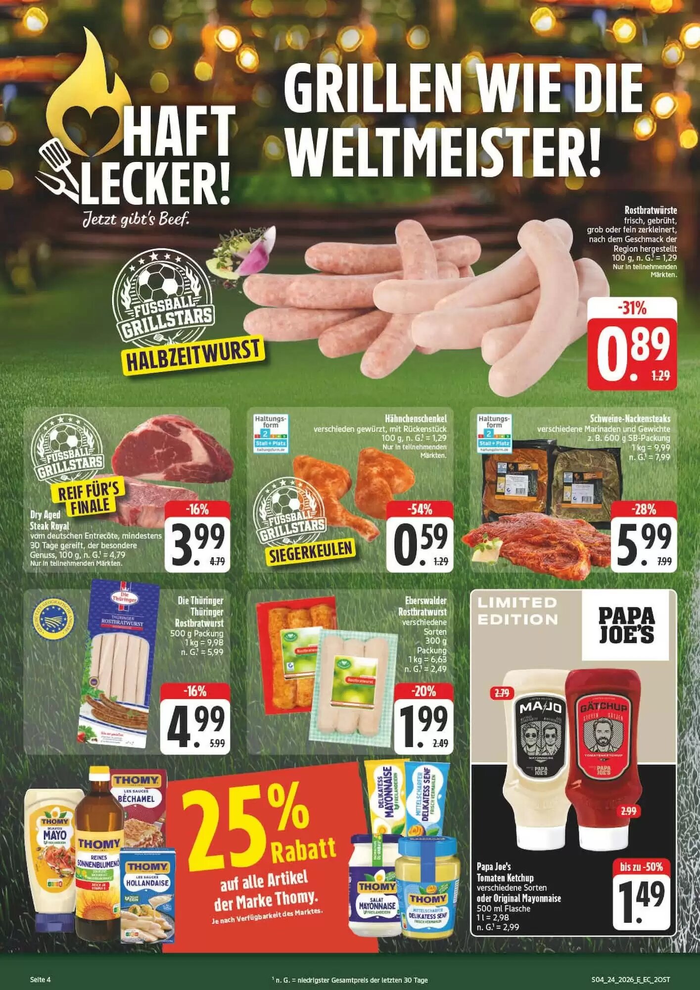 Edeka Aktiv Markt Prospekt (ab 08.06.2026) zum Blättern - Seite 4