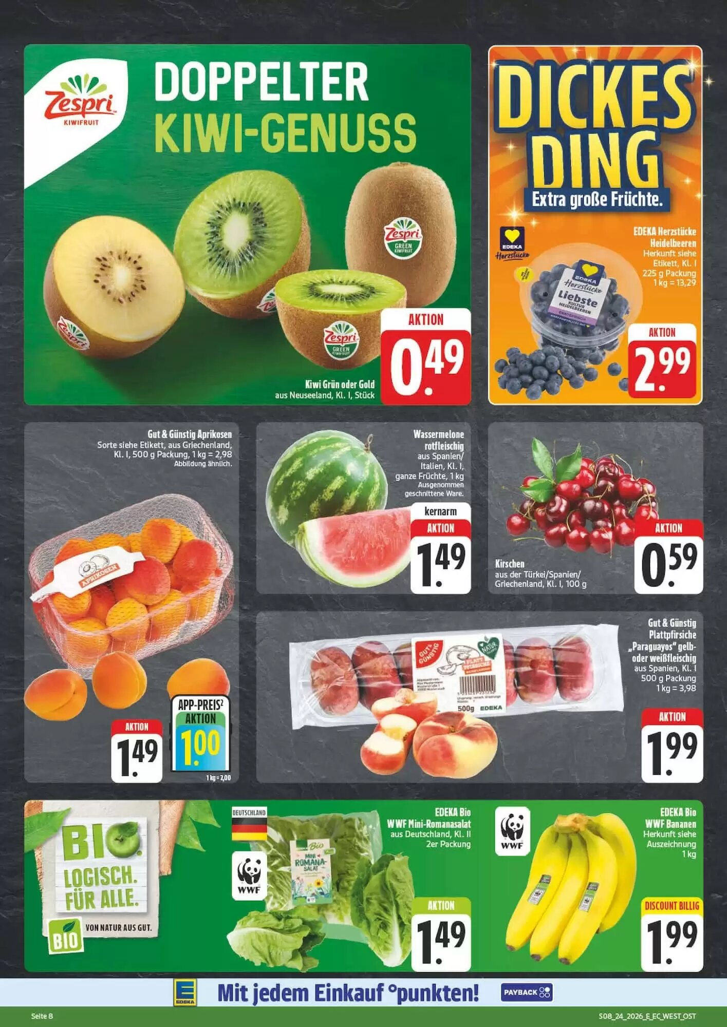 Edeka Aktiv Markt Prospekt (ab 08.06.2026) zum Blättern - Seite 8