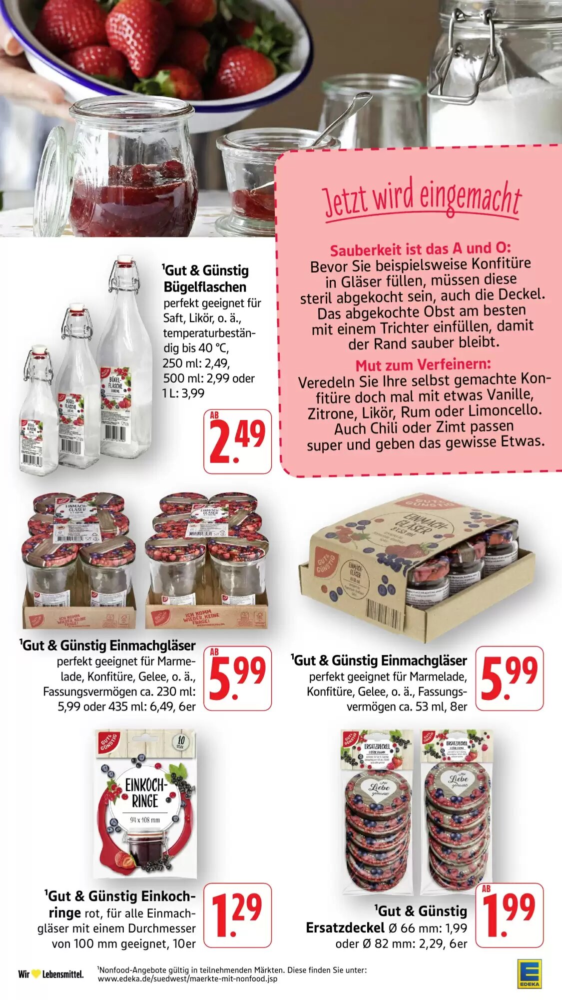 EDEKA Berger Prospekt (ab 08.06.2026) zum Blättern - Seite 33