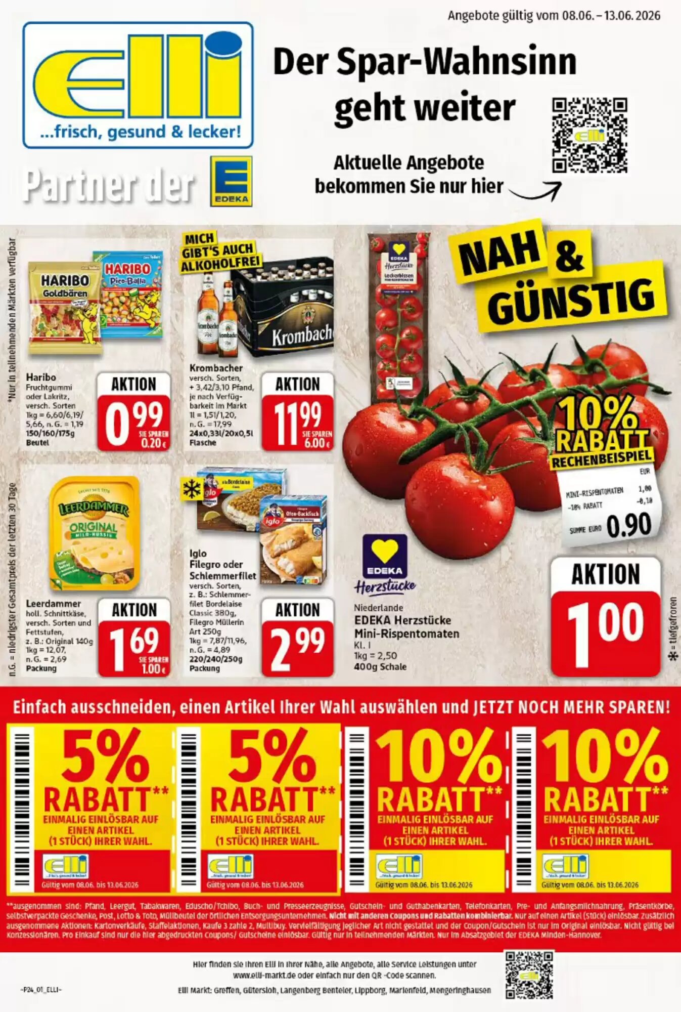 Elli Markt Prospekt (ab 08.06.2026) zum Blättern - Seite 1